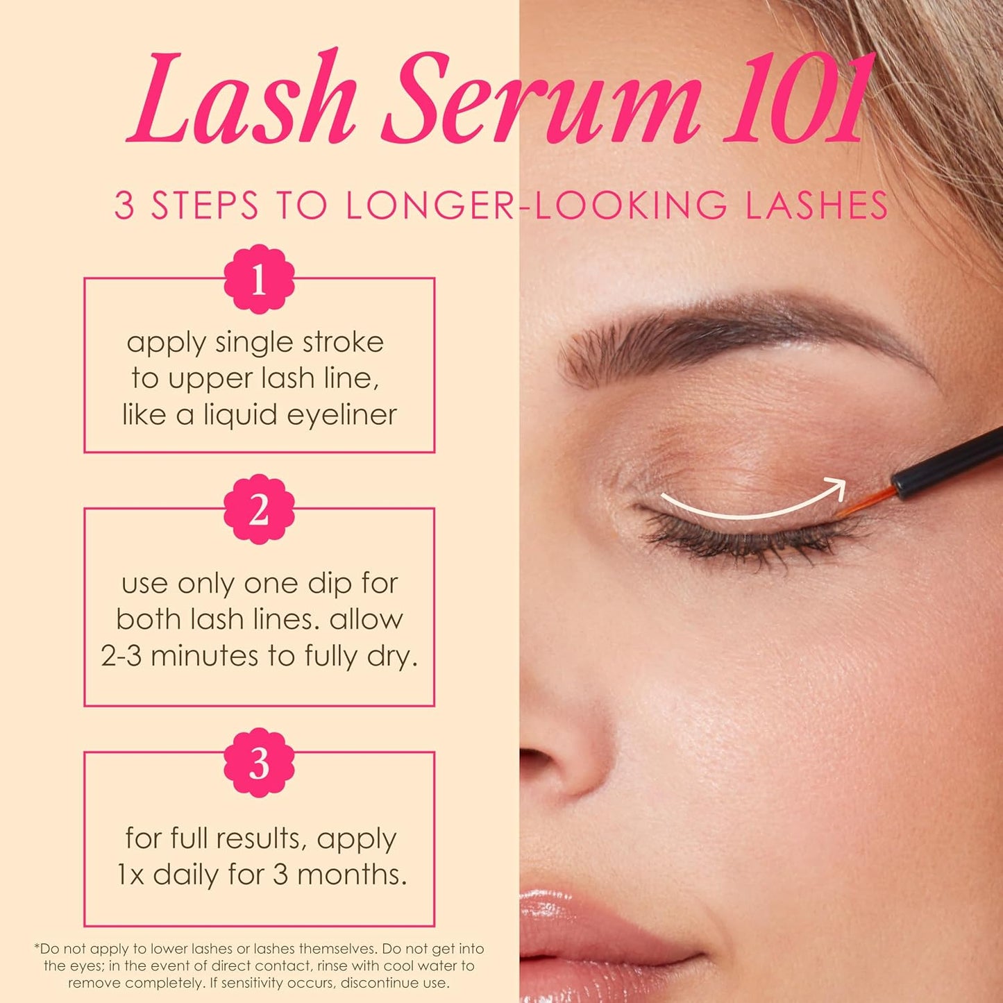 HotGrande Cosmetics GrandeLASH-MD Lash Enhancing Serum - Peptide & Vitamin Infused Formula for Longer, Thicker, Fuller Looking Lashes - Ophthalmologist Tested, Cruelty-Free, 6 Week Supply (1mL)