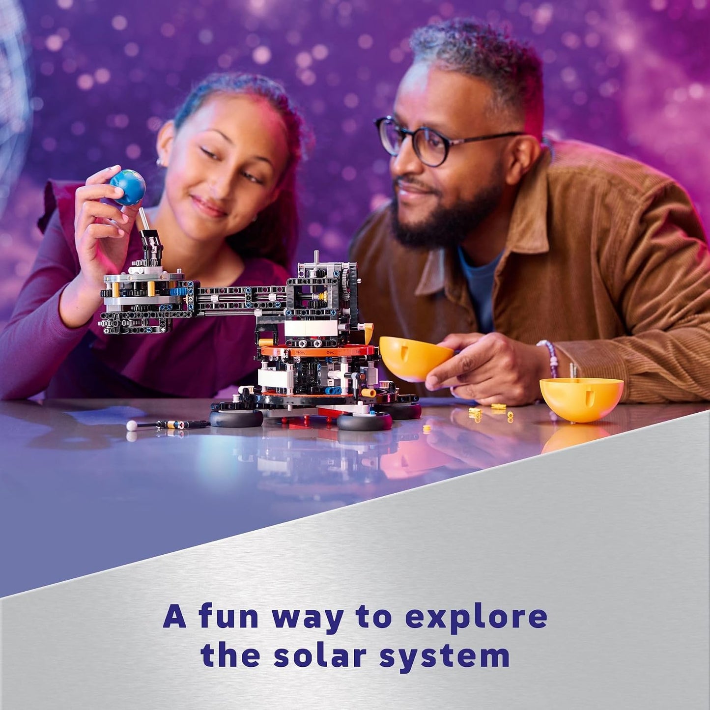 Hot LEGO Technic Planet Earth and Moon in Orbit Building Set, Outer Space Birthday Gift for 10 Year Olds, Solar System Toy for Imaginative, Independent Play, Room Décor for Boys & Girls, 42179
