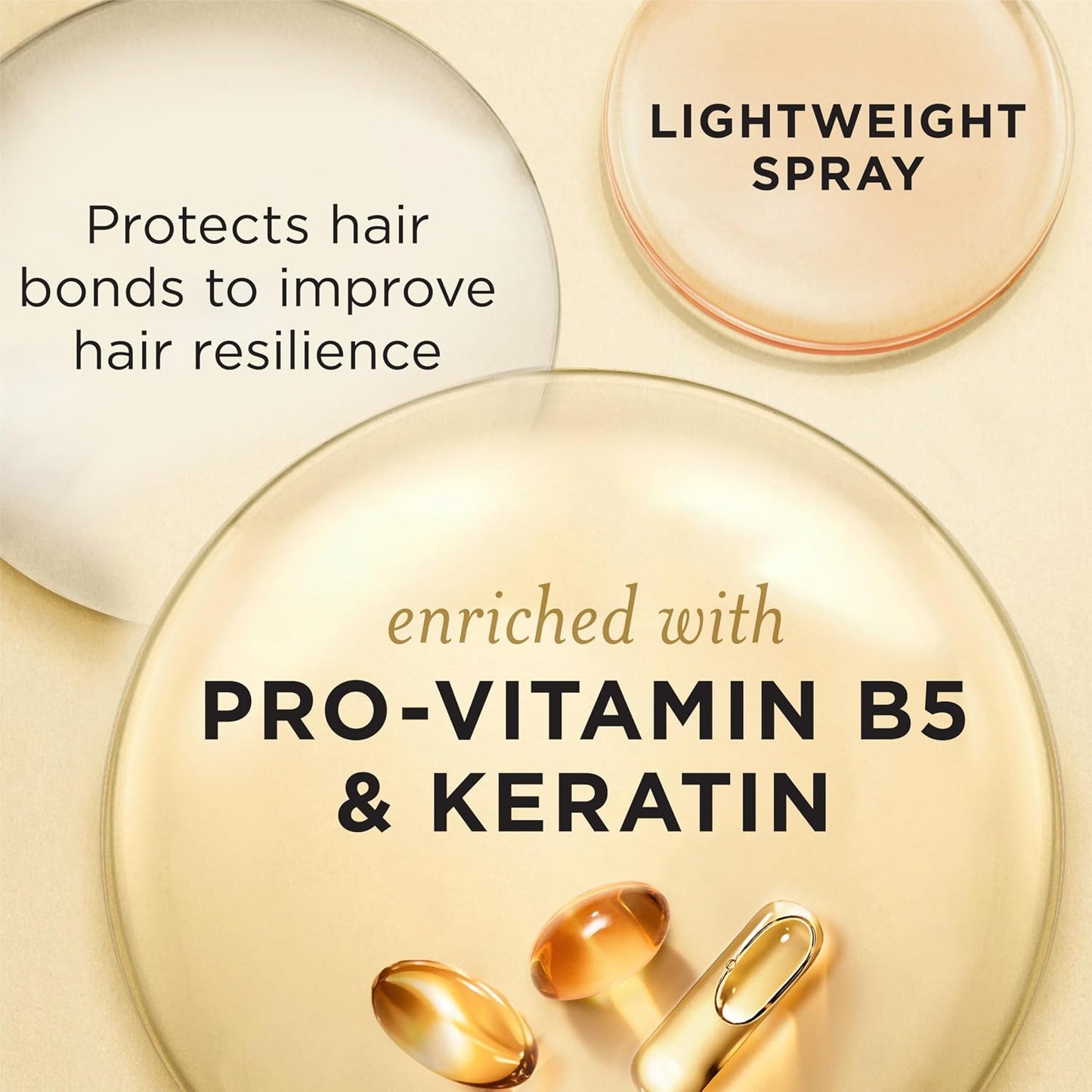 HotPantene Miracle Rescue 10in1 Multitasking Spray - Heat Protection, Detangles, Repairs Damaged, Dry Hair, Improves Shine, Leave-In Conditioning Treatment with Keratin and Pro-Vitamin B5, 5.7 oz