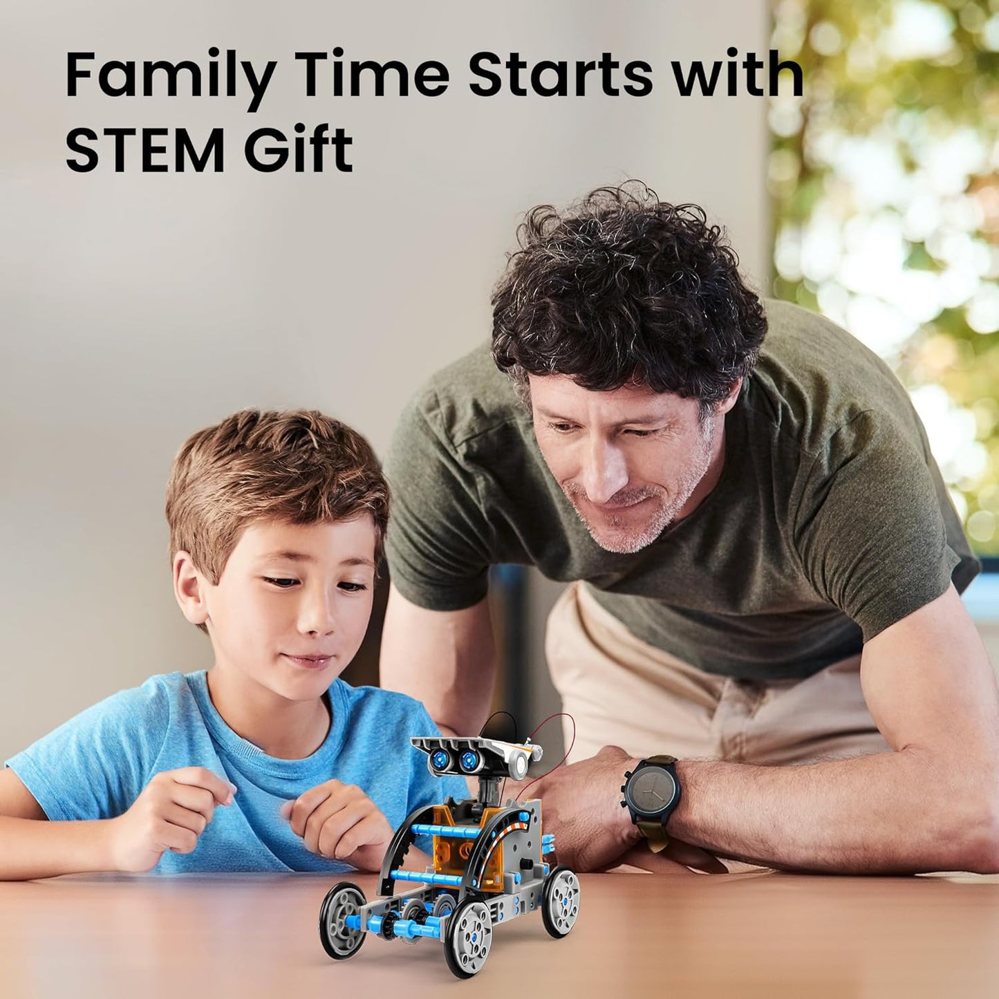 HotSillbird 12-in-1 Solar Robot Building Kit STEM Gift for Boys Aged 8-13, DIY Science Educational Robotic Toys for Kids Teens Birthday, Powered by the Sun with 190 Pieces