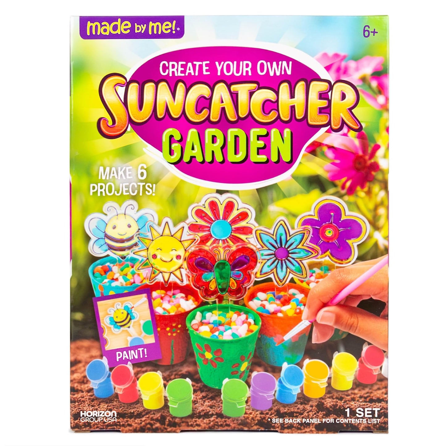 HotMade By Me Create Your Own Window Art, Paint Your Own Suncatchers, DIY Arts & Crafts Idea, Craft Kits for Kids, Crafts for Kids & Toddlers, Toddler Arts and Crafts