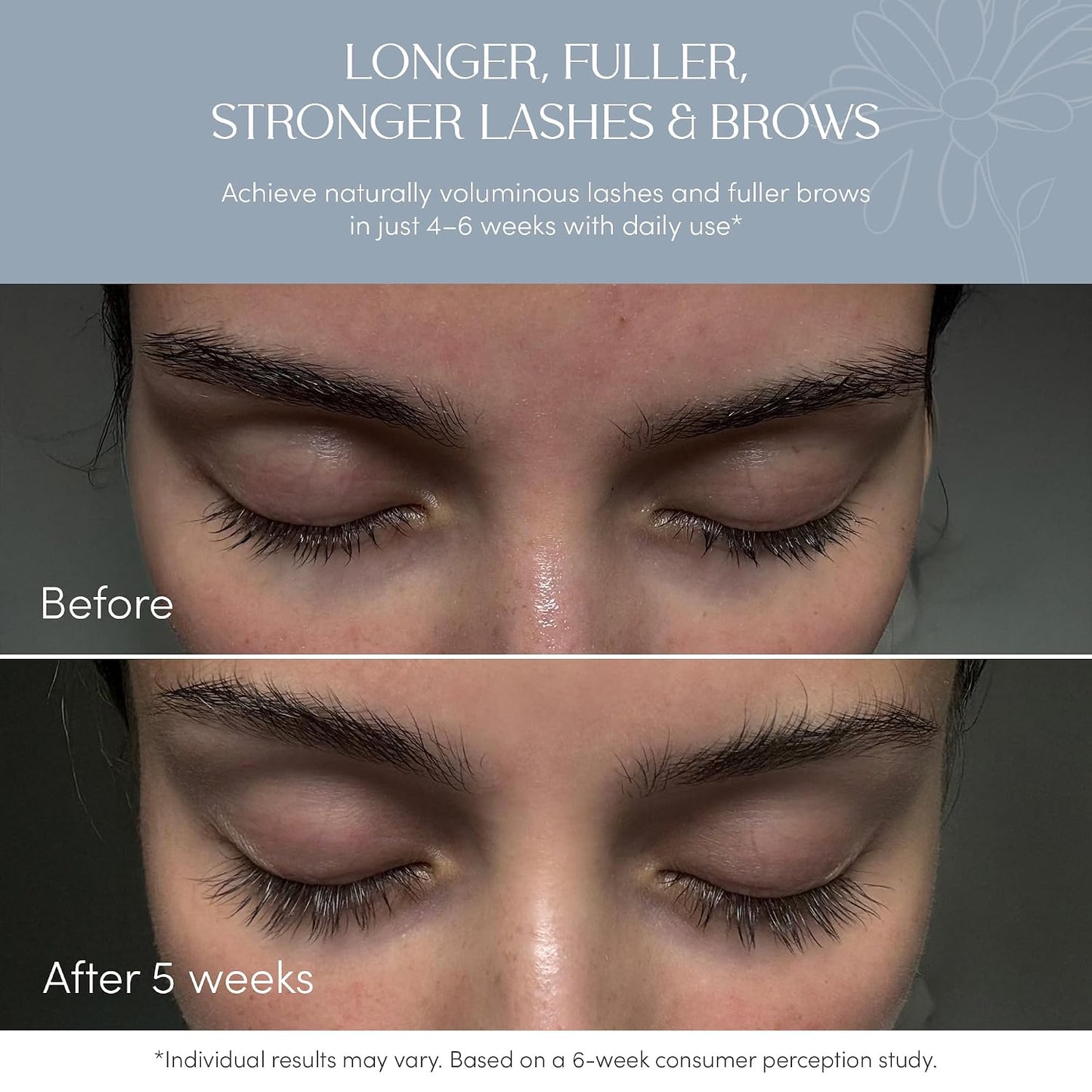 HotNUNA Eyelash Growth Support Serum 6ml – Eye Lash and Eyebrow Enhancing Serum for Women & Men with Biotin - Korean Multi Peptide & Natural Extracts – Promotes Fuller and Longer Lashes - 6 Month Supply