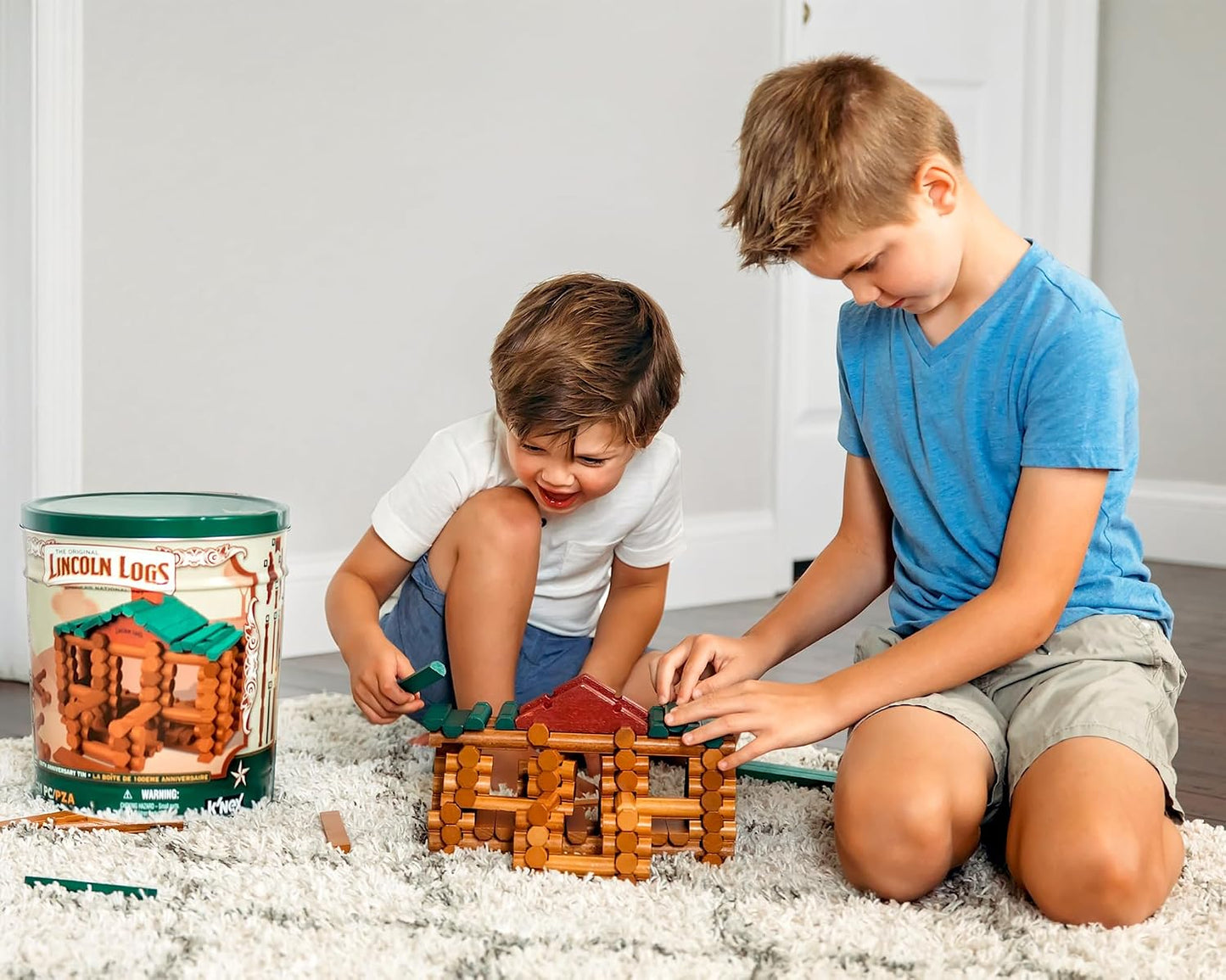 Hot Lincoln Logs 100th Anniversary Tin