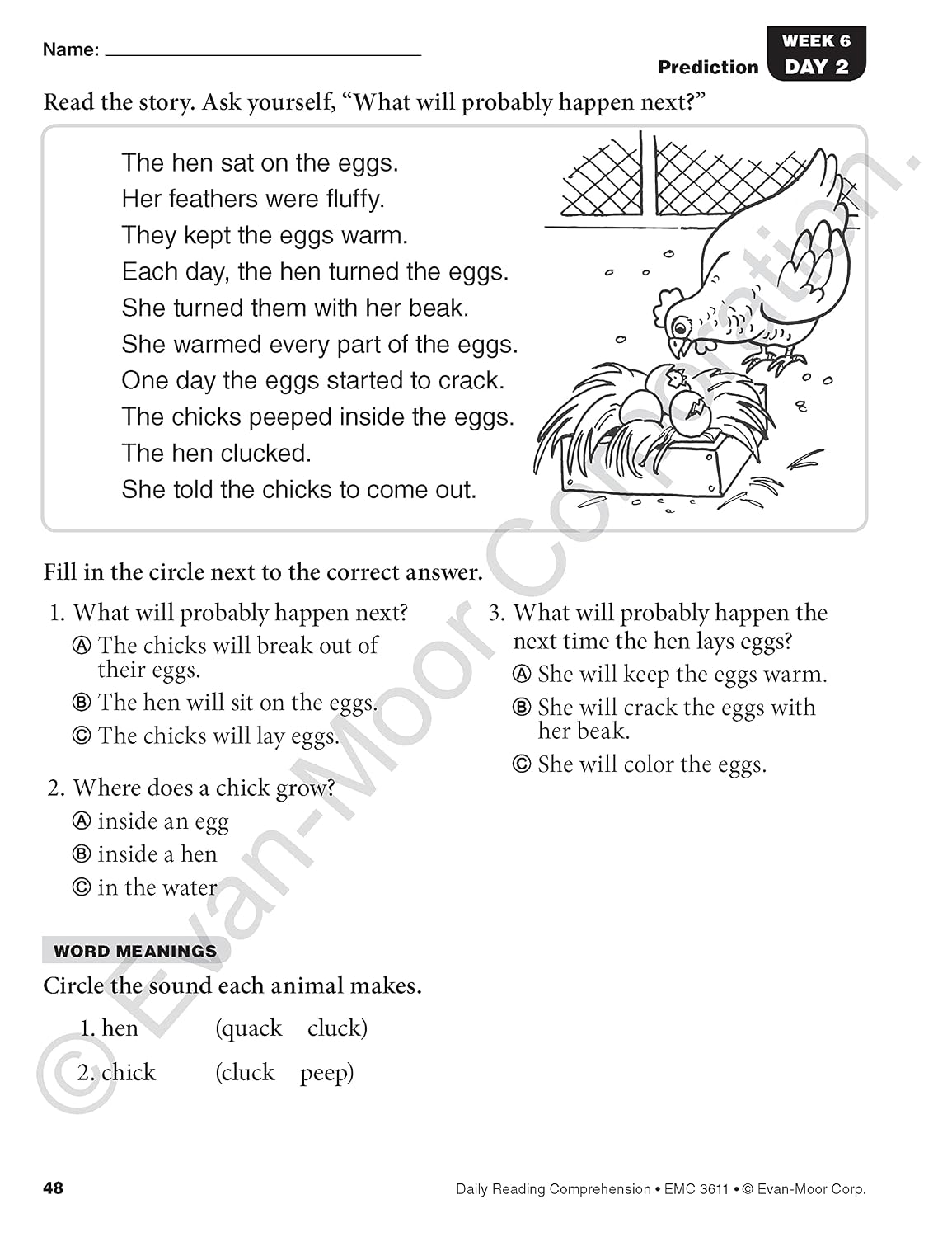 Hot Evan-Moor Daily Reading Comprehension, Grade 1 - Homeschooling & Classroom Resource Workbook, Reproducible Worksheets, Teaching Edition, Fiction and Nonfiction, Lesson Plans, Test Prep
