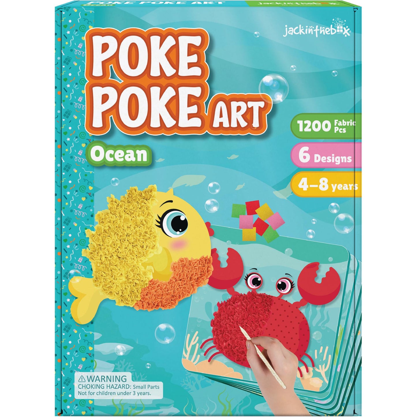 Hot jackinthebox Poke Poke Art – Magical Theme, Mess-Free Fabric Art and Craft, Flower Pressing Kits, Gift for Kids, Girl Gifts, DIY Activity Boy Gift, Best Gift for Girls and Boys Ages 4 5 6 7 8