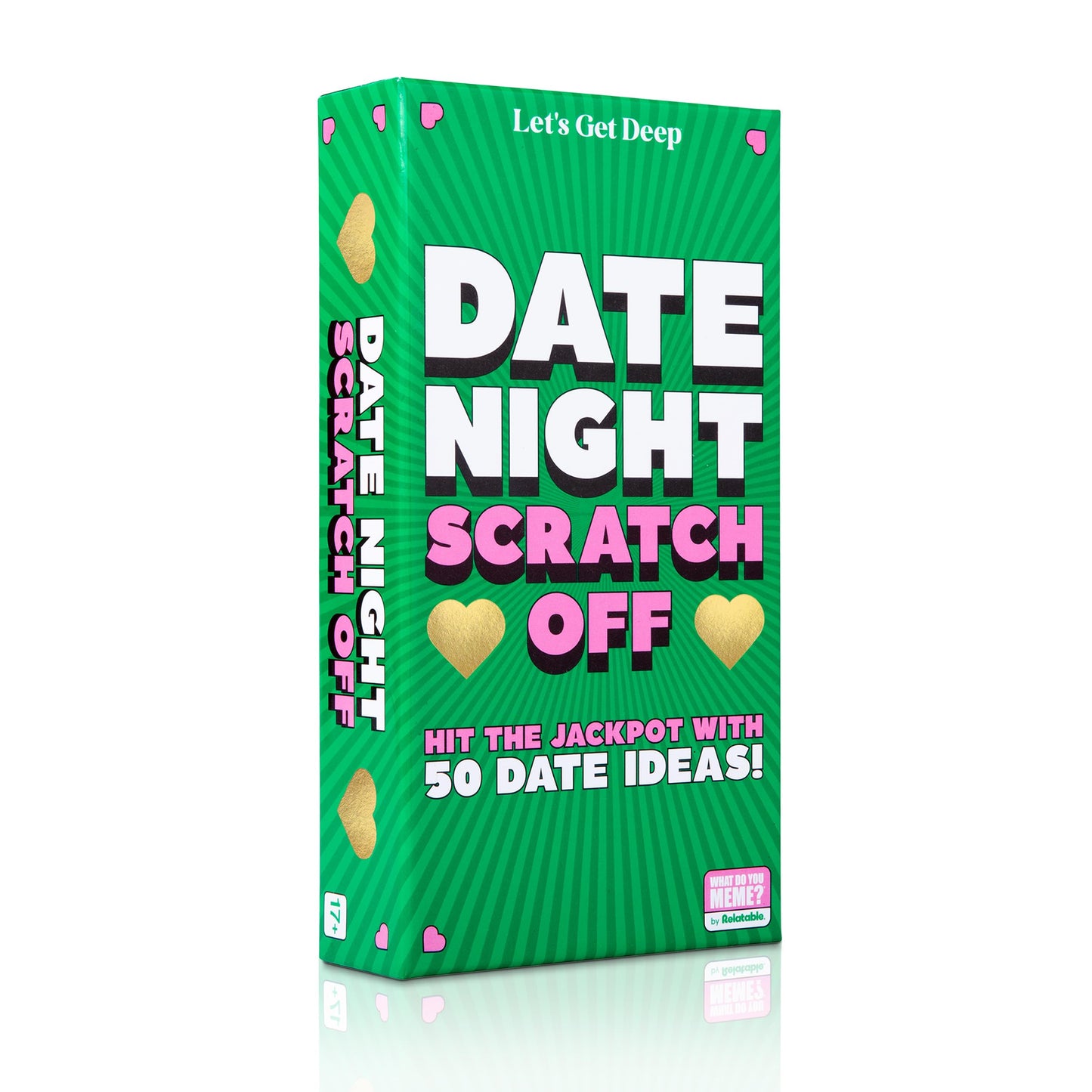 HotLet's Get Deep by Relatable, A Question Card Game for Couples, Great for Date Night Ideas, Couples Gifts, Wedding Gifts, and Long Distance Relationship Gifts, Includes 200 Cards to Build Up Intimacy