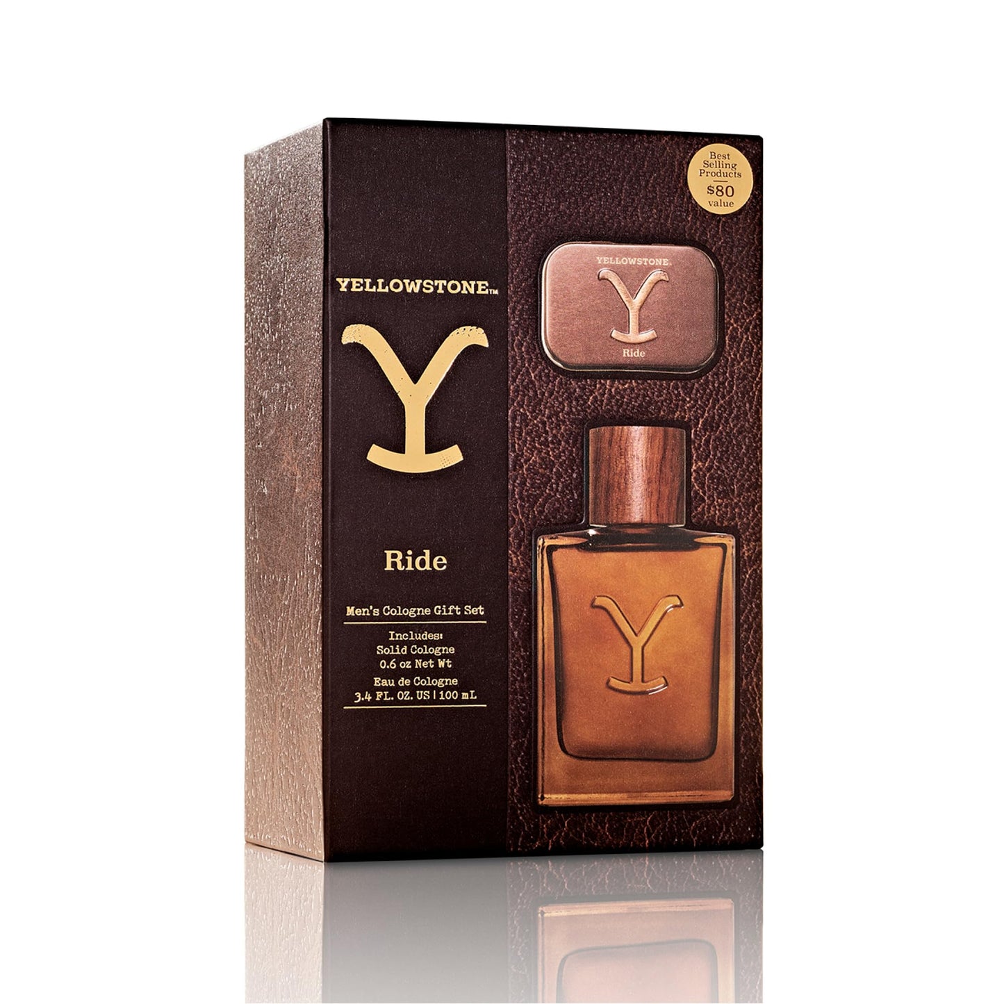 Hot Tru Western Yellowstone Ride Men’s Handcrafted Cologne Spray for Men, Raw Bergamot, Smoked Whiskey, Charred Vanilla & Rough‑Cut Tobacco, 3.4 fl oz (100 ml)