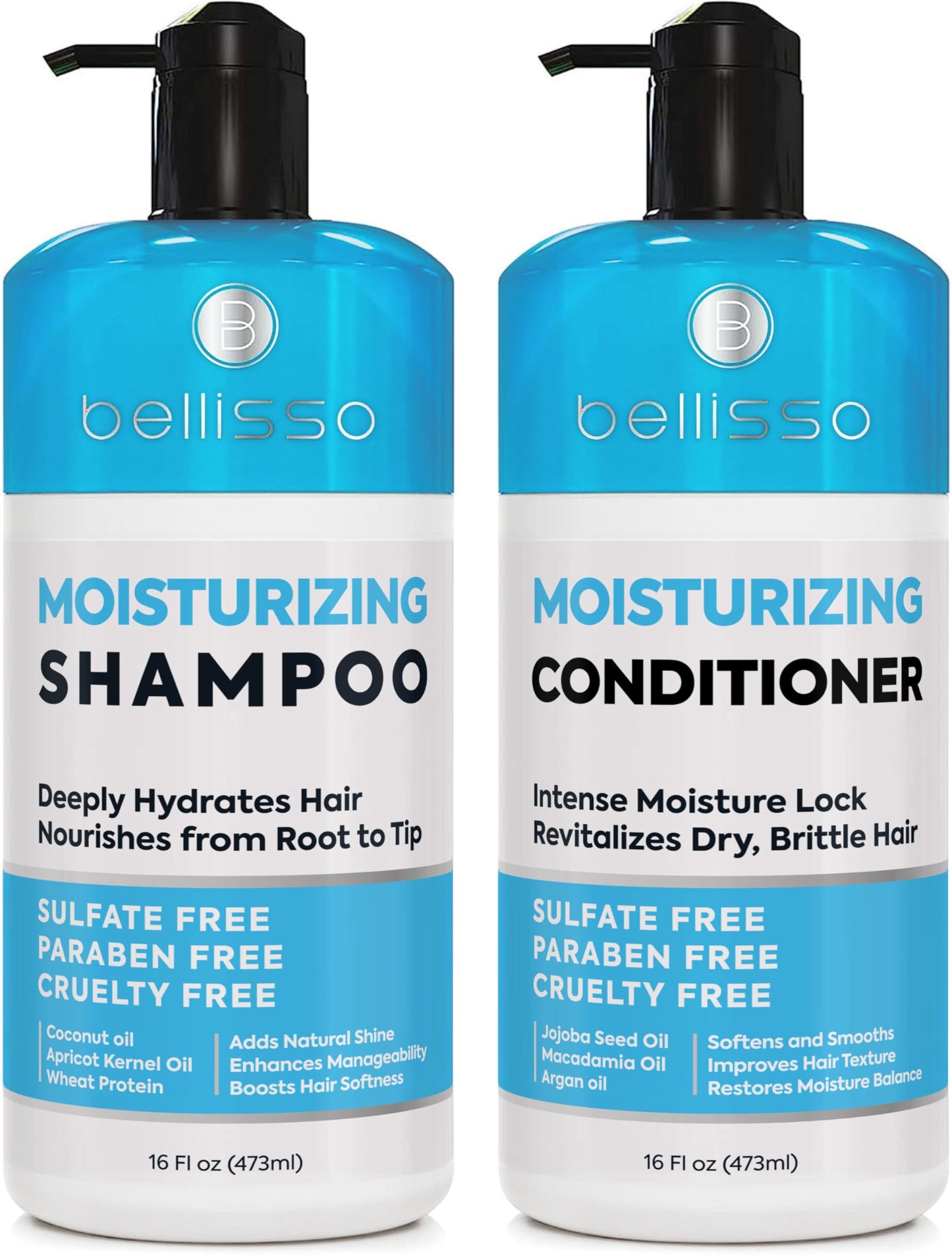 HotBiotin Shampoo and Conditioner Set - Sulfate and Paraben Free Treatment for Men and Women - Hair Thickening Volumizing Products to Help Boost Thinning Hair with Added Keratin