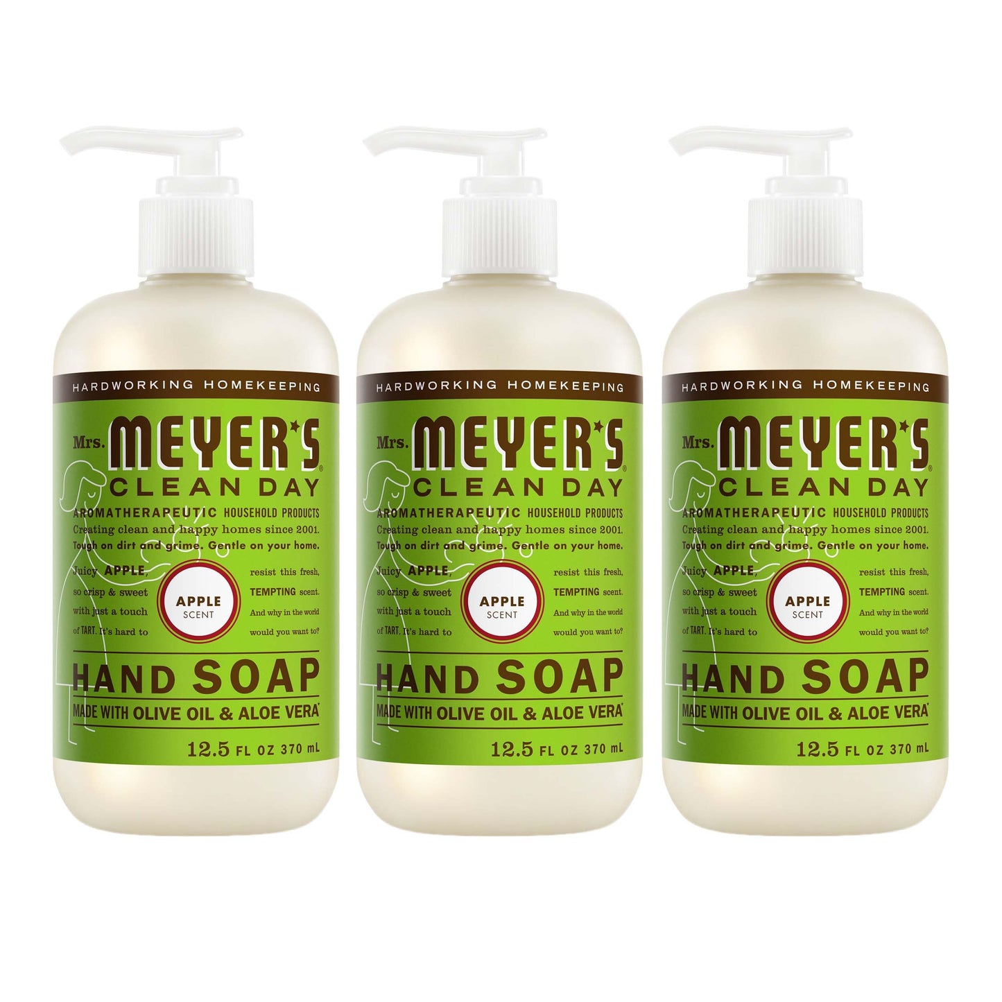 HotMRS. MEYER'S CLEAN DAY Hand Soap, Lemon Verbena Scent, 12.5 Fl Oz Bottle - 3 Pack