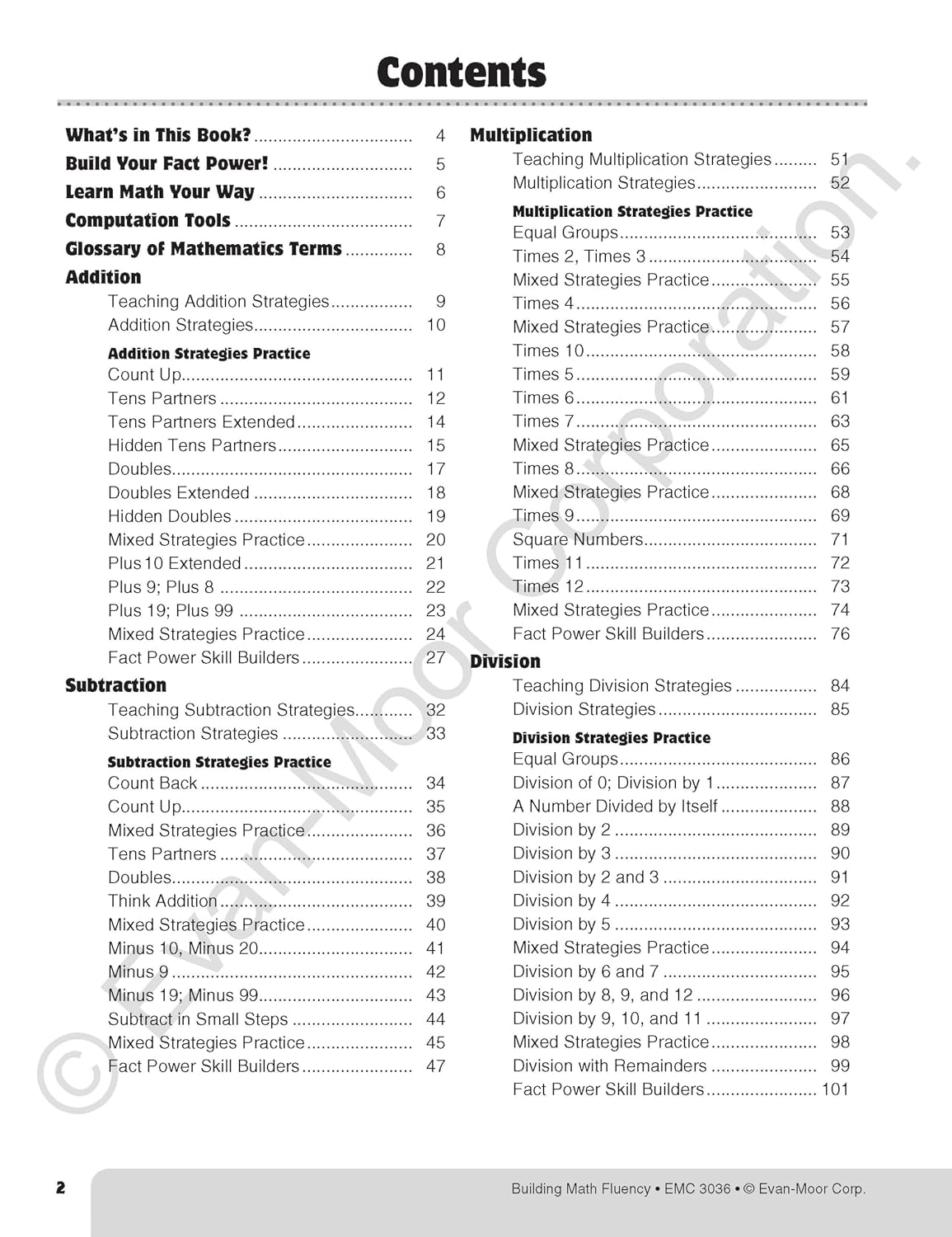 Hot Book Building Math Fluency- Grades 4-6+