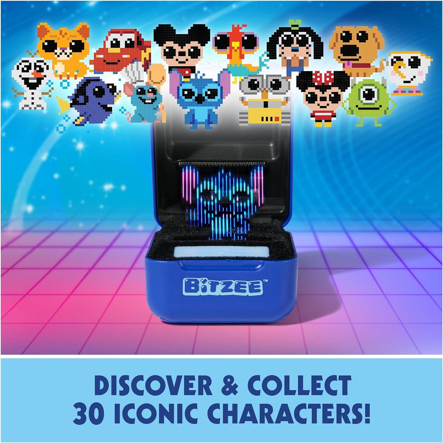 Hot BITZEE Disney Interactive Toy & Digital Pet, Ages 5+ | Collect 30 Disney & Pixar Characters, Unlock Unique Magical Moments, Screen-Free Responsive Play, Birthday Gifts for Kids