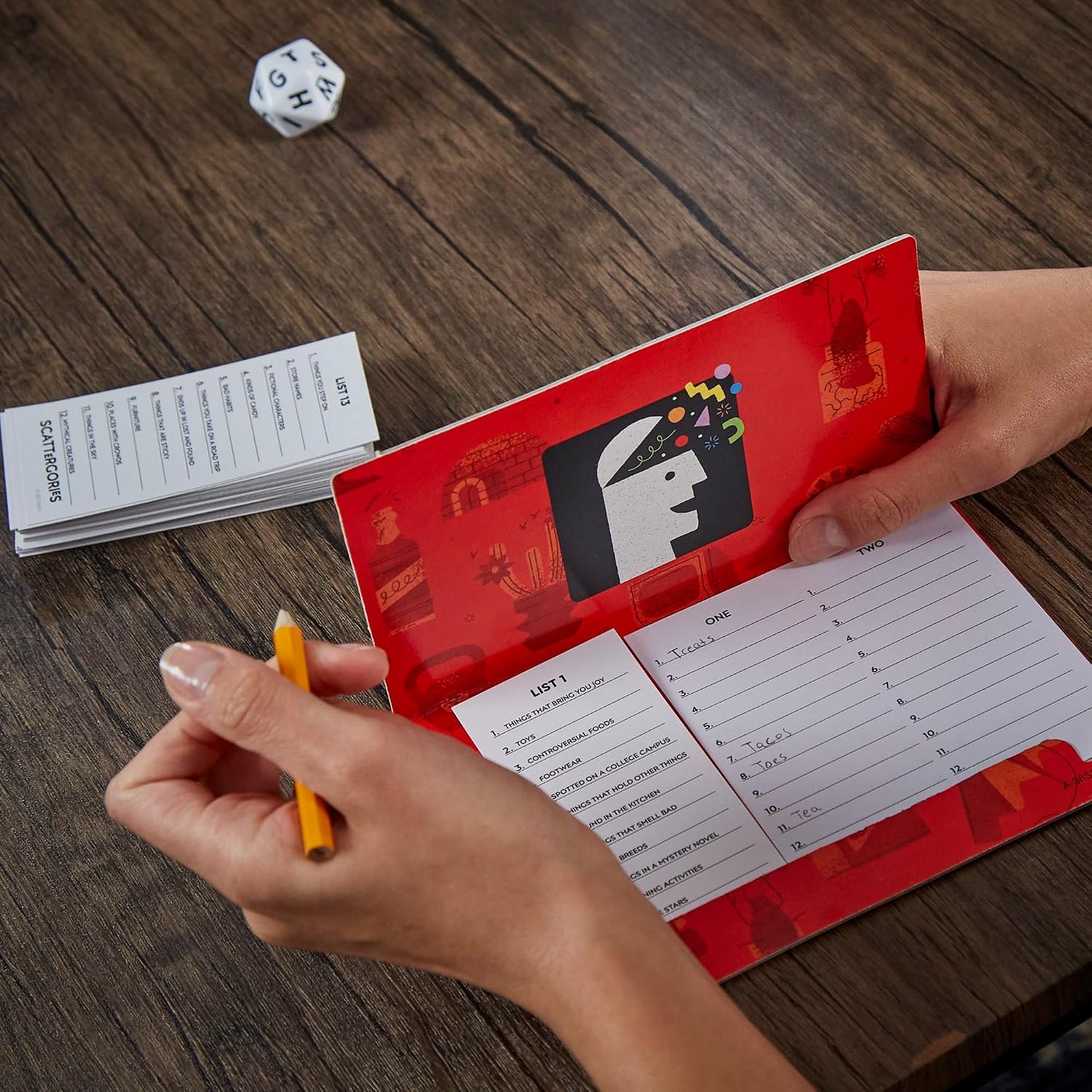 HotHasbro Gaming Scattergories Classic Game, Party Game for Adults and Teens Ages 13 and up, Board Game for 2+ Players