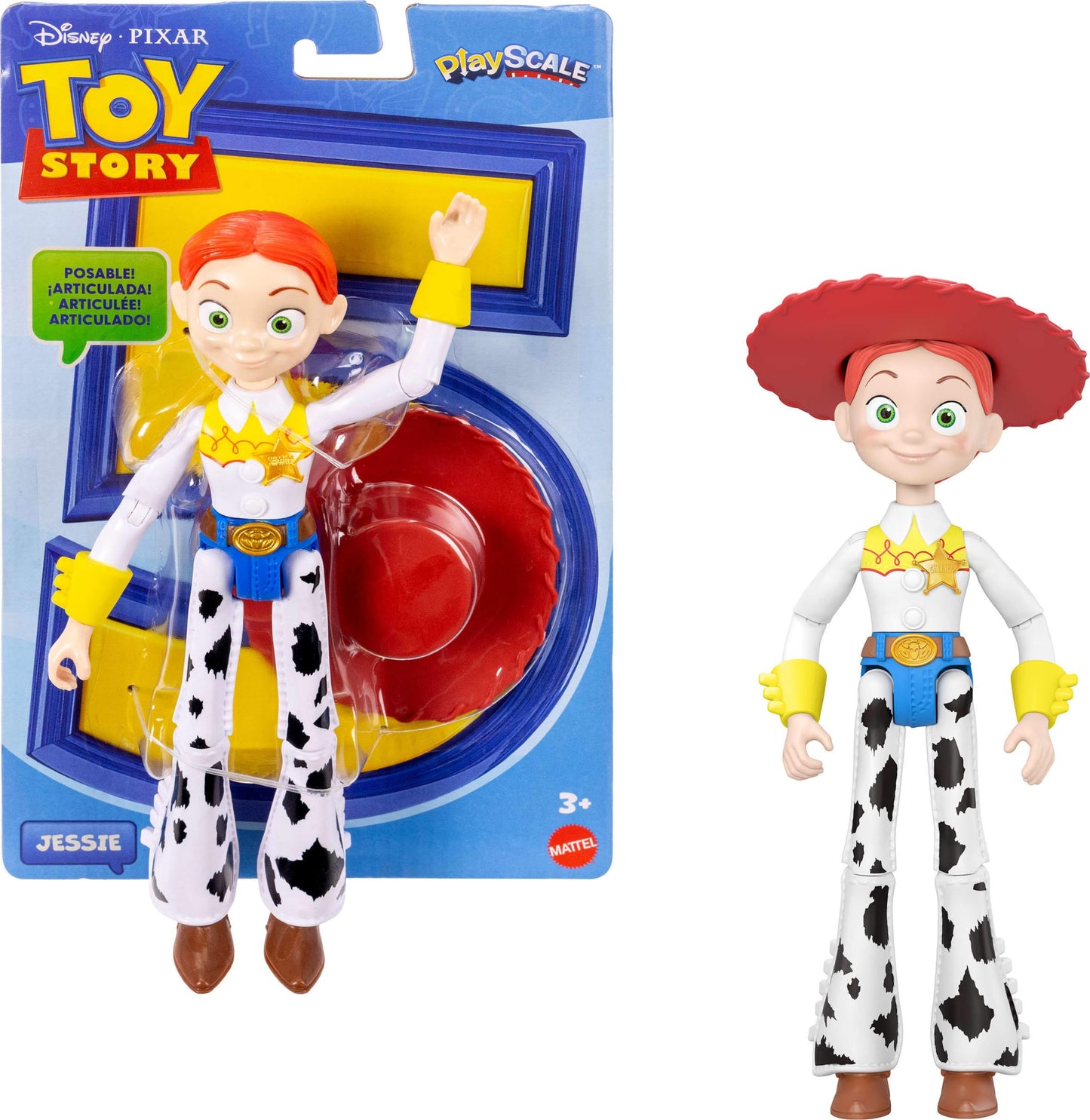 HotMattel Disney and Pixar Toy Story 5 Buzz Lightyear Action Figure | 7-inch Playscale, 1 Key Character, 8+ Posable Joints, Movie-Accurate Design