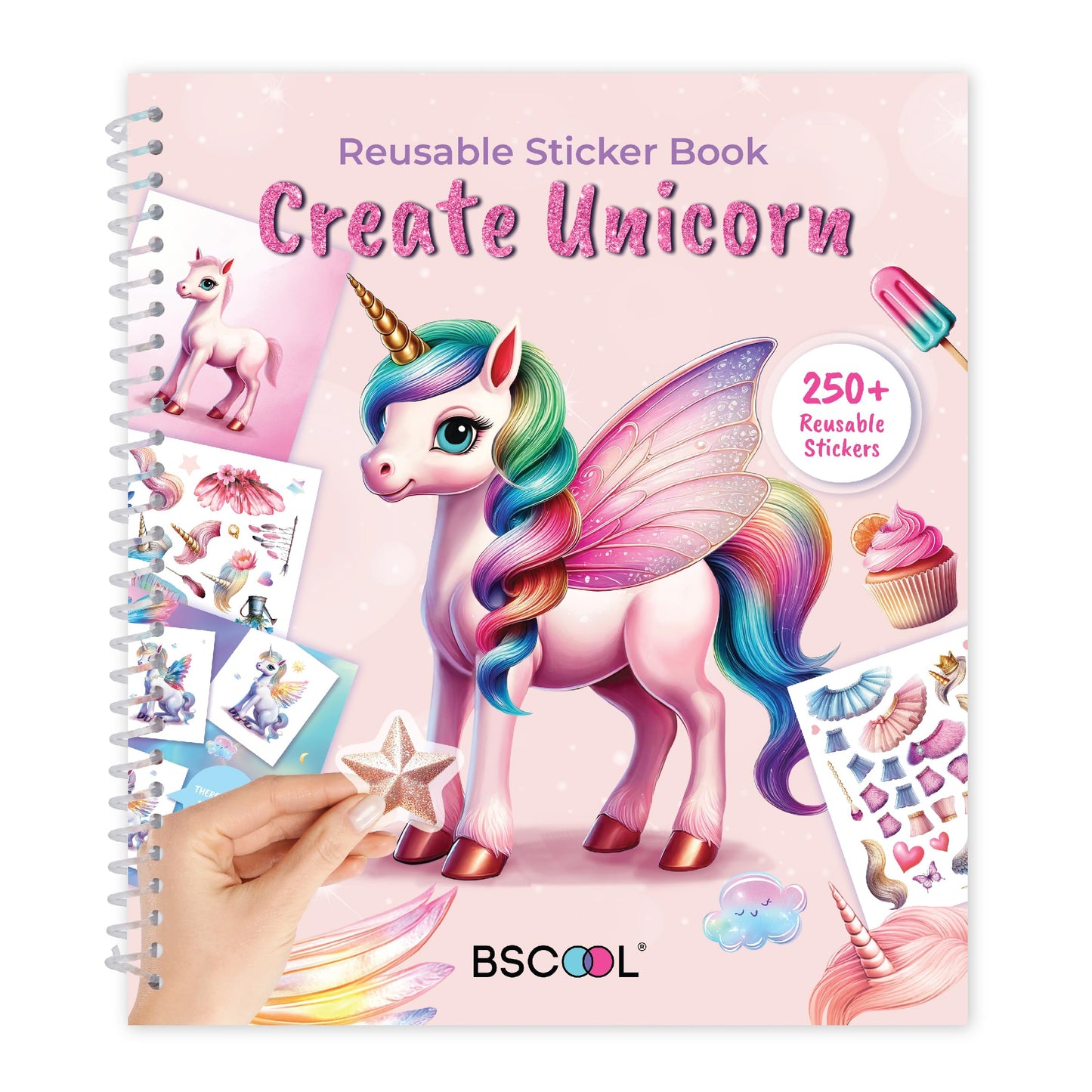 Hot Sticker Dress Up Kitten - Kids Activity and Sticker Book Learn Fashion Design for Kitten with Guides and 270+ Reusable Stickers.Gift for Girls Ages 5,6,7,8