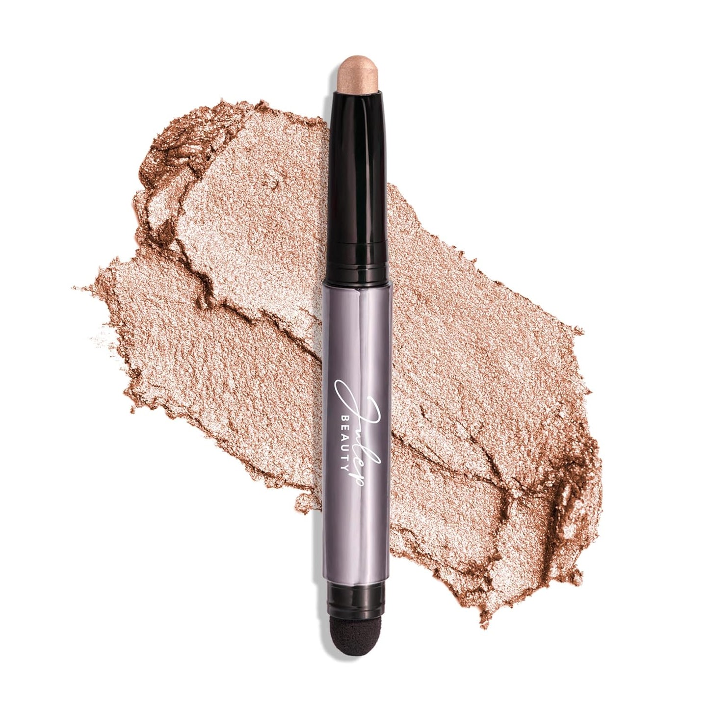 HotJulep Eyeshadow 101 Cream-to-Powder Waterproof Eyeshadow Stick – Champagne Shimmer – Long-Lasting, Buildable, Crease-Proof, Cruelty Free, Shimmer Finish with Built-In Smudger