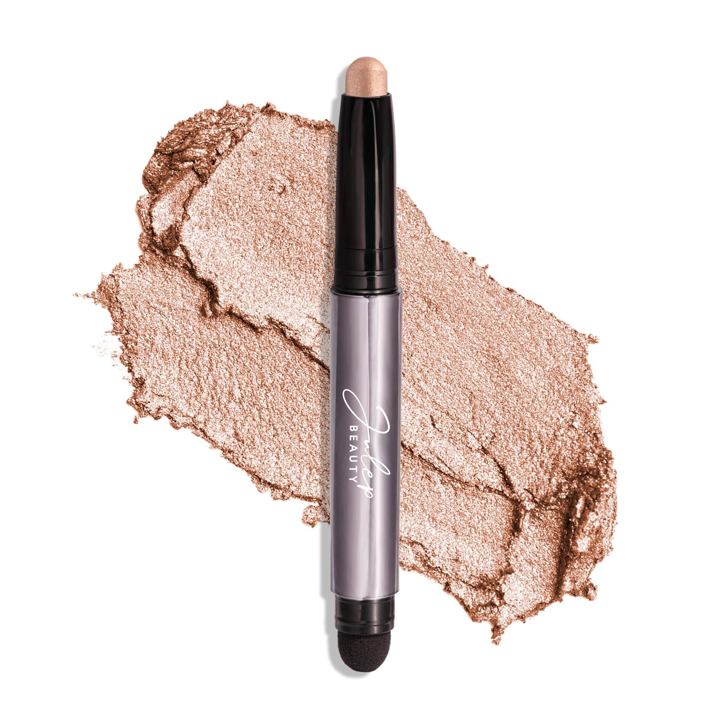 HotJulep Eyeshadow 101 Cream-to-Powder Waterproof Eyeshadow Stick – Champagne Shimmer – Long-Lasting, Buildable, Crease-Proof, Cruelty Free, Shimmer Finish with Built-In Smudger