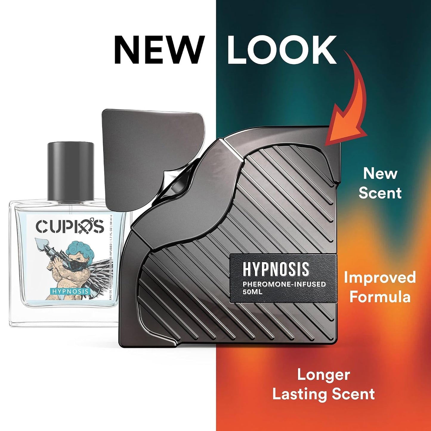 Hot Cupids Hypnosis 3.0 Pheromone Cologne for Men – Long Lasting Men’s Pheromone Perfume with PheroPureVXN™ – Magnetic Eau de Parfum with Citrus Vanilla Notes – 50ml
