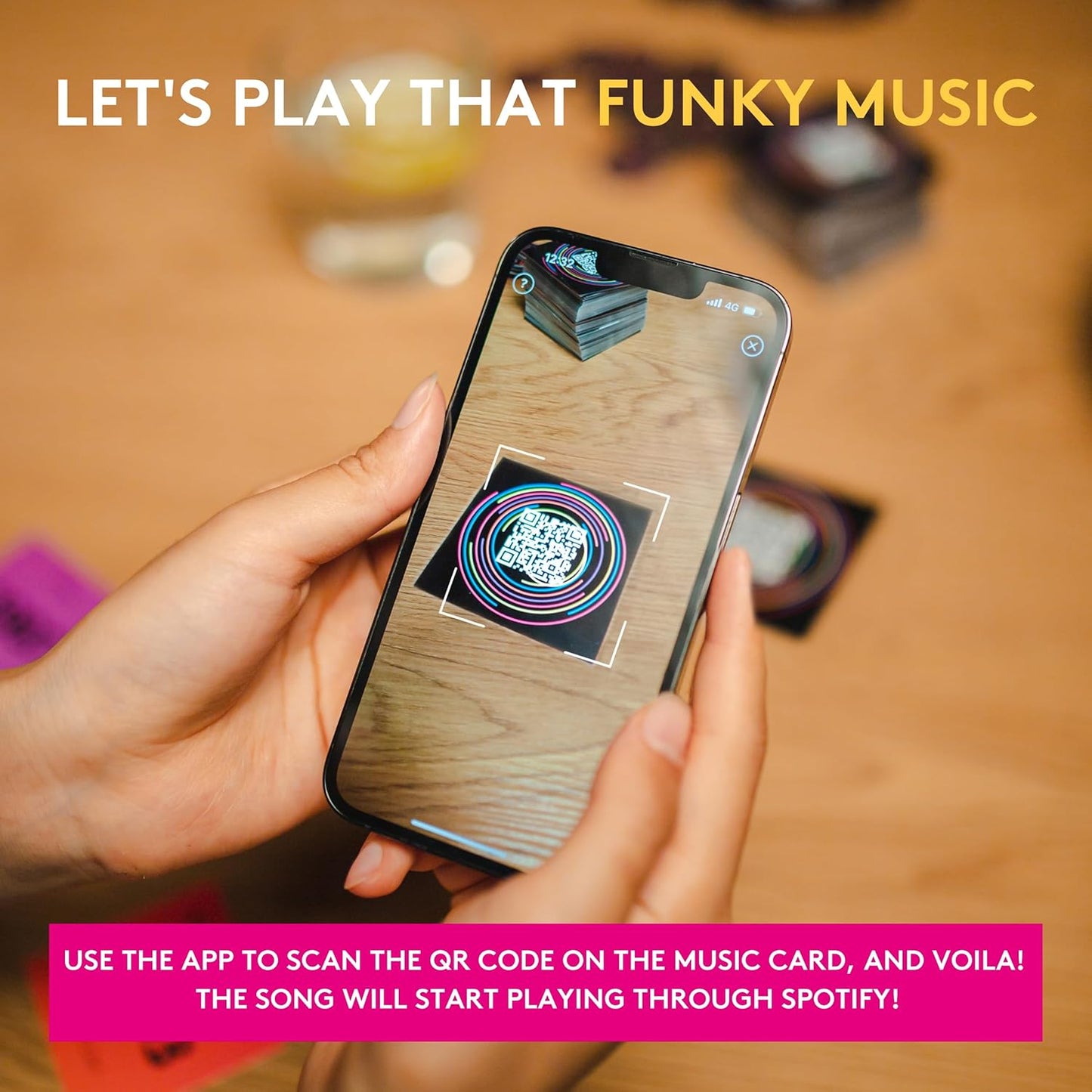 HotJumbo Hitster - The Music Fun Party Quiz Card Game, 2-10 Players - 300 Plus Iconic Music Hits - Great for Adult and Family Game Night
