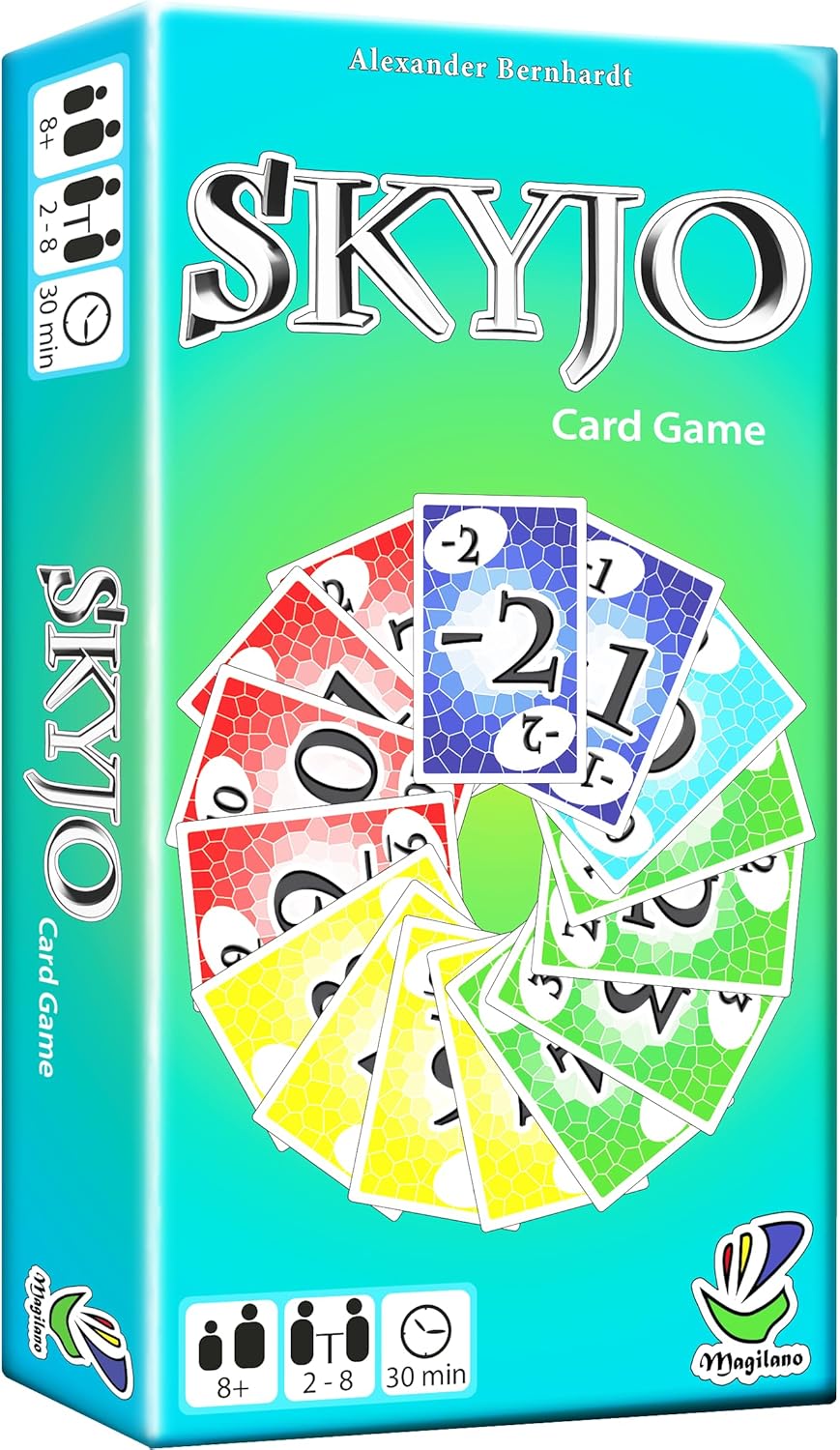 Hotmagilano SKYJO, Fun Card Game for Young and Least Young, Fun Game Parties in The Circle of Friends and Family.