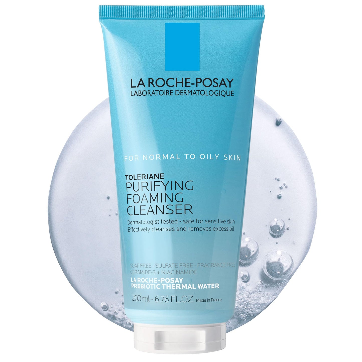 HotLa Roche-Posay Toleriane Purifying Foaming Facial Cleanser, Oil Free Face Wash for Women & Men with Niacinamide + Ceramides, Pore Cleanser Safe For Sensitive Skin, Won’t Dry Out Skin, Soap Free