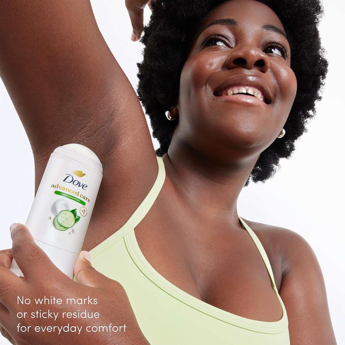 HotDove Advanced Care Antiperspirant Deodorant Stick Cool Essentials 4 ct for helping your skin barrier repair after shaving 72 hour odor control and sweat protection with Pro Ceramide Technology 2.6 oz