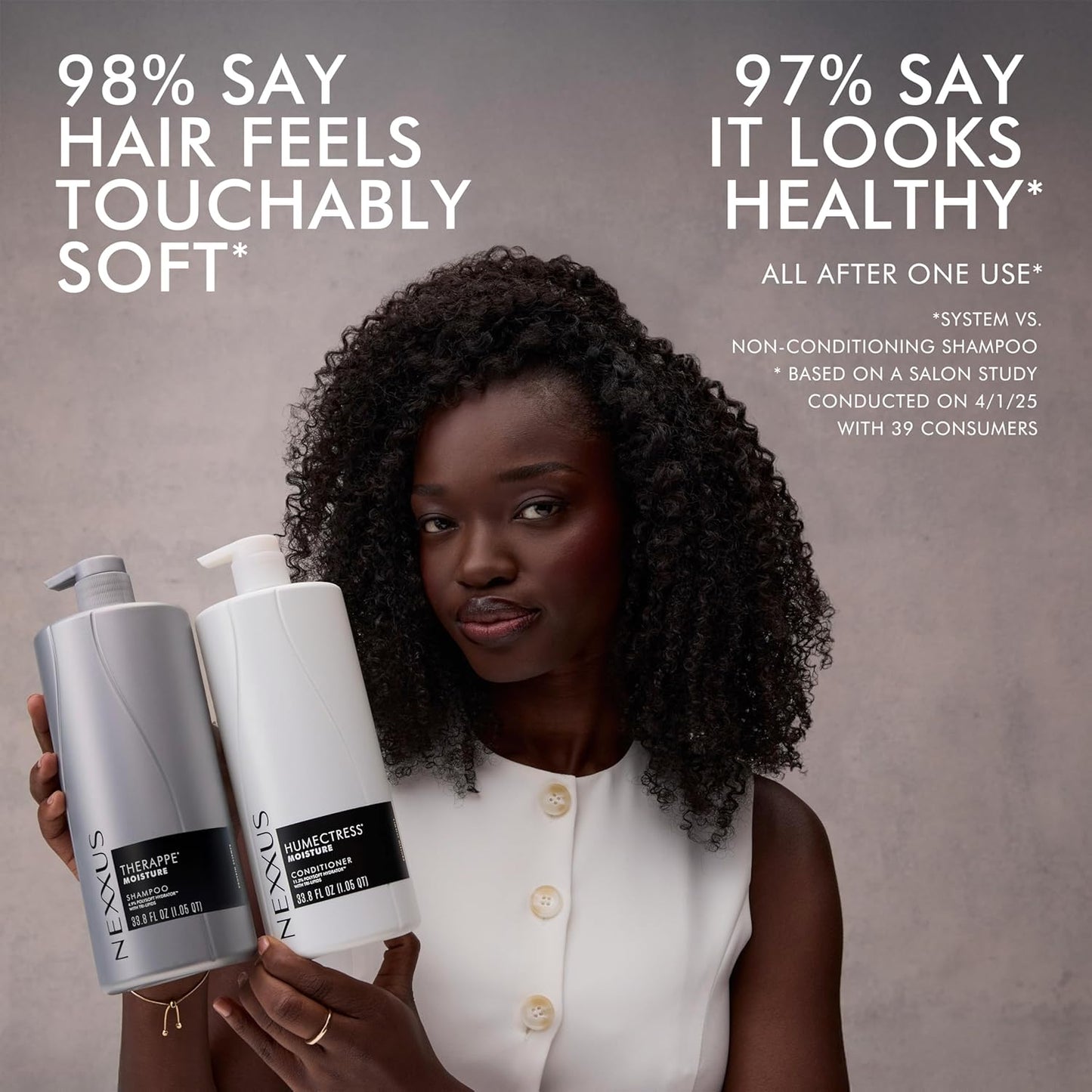 HotNexxus Therappe Humectress Shampoo Conditioner 2 Count for Ultimate Moisture for Dry Hair Powered by Polysoft Hydrator Technology with Tri-lipids 33.8 fl oz