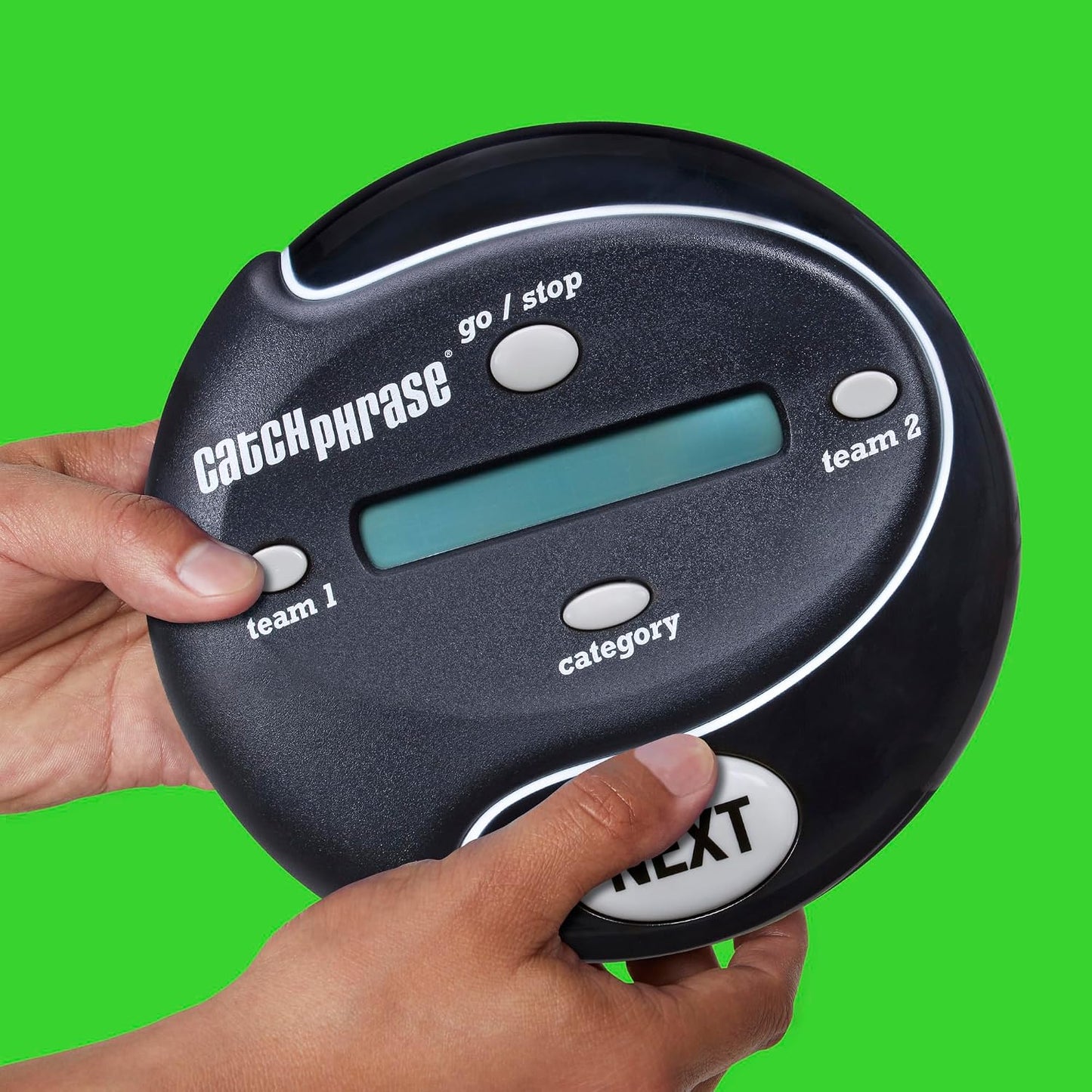 HotHasbro Gaming Catch Phrase Electronic Game | Fun Active Handheld Party Games for Adults, Teens, and Kids | 4 or More Players, 2 Teams | Portable Summer Travel Activities | Ages 12+ (Amazon Exclusive)