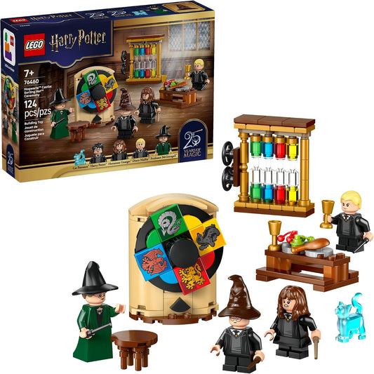 HotLEGO Harry Potter Hogwarts Castle: Sorting Hat Ceremony Building Toy for Boys, Girls - Pretend Play Set for Kids, Ages 7+ - W/4 Minifigures & Cat Patronus Toy Figure - Gift Idea for Birthdays - 76460
