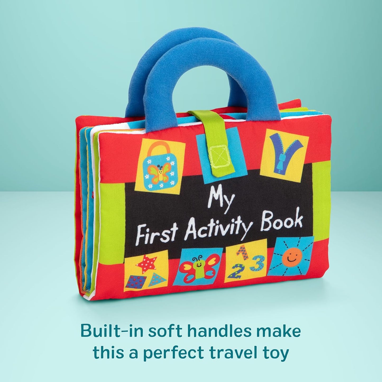 Hot Melissa & Doug K’s Kids My First Activity Book 8-Page Soft Book for Babies and Toddlers Early Learning Developmental Plush Soft Activity for Babies and Toddlers