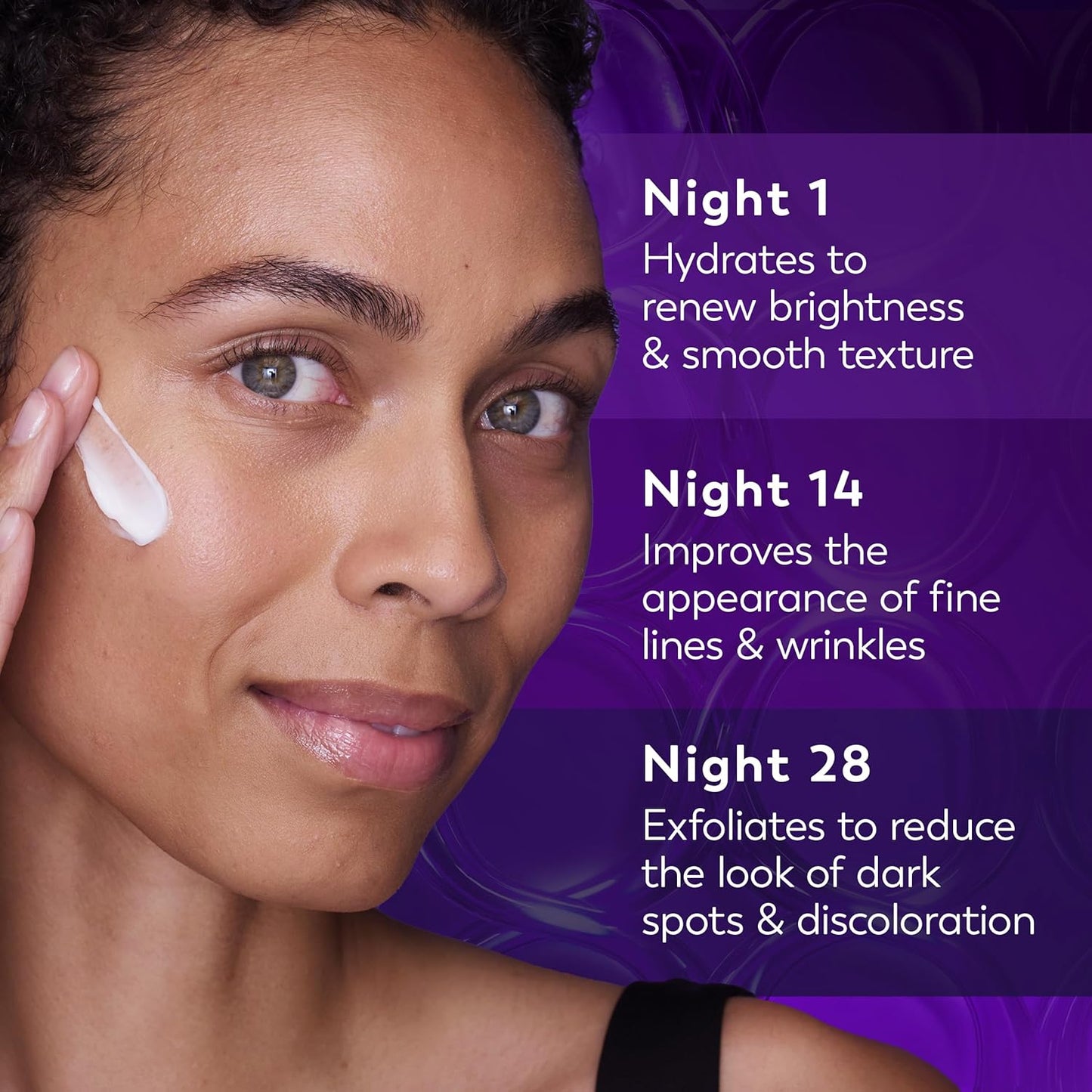 HotOlay Retinol Night Cream for Women, Anti-Aging Face Moisturizer, Fragrance-Free, Non Greasy - Anti-Wrinkle, Smooth Fine Lines, Hydrating Skin Care - Triple Collagen Cream, Peptide, Niacinamide, 1.7oz