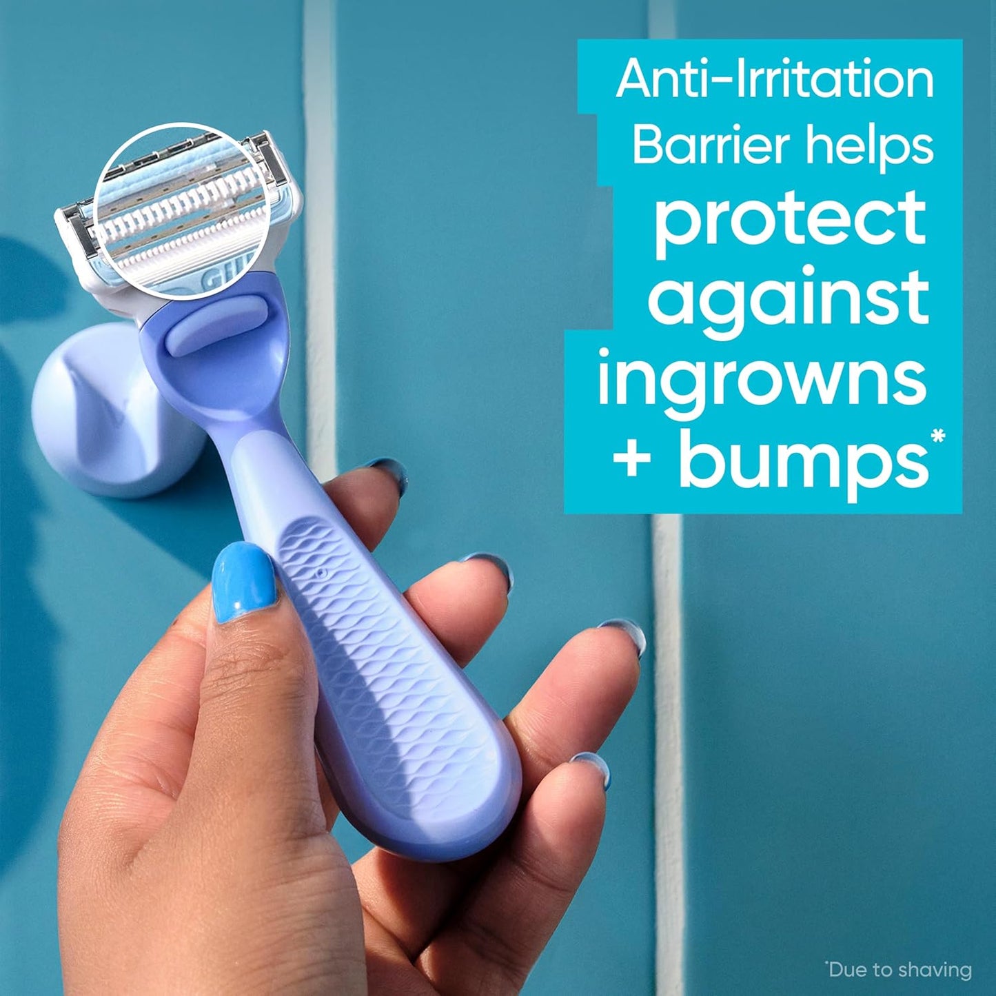 HotGillette Venus Intimate Grooming Razors for Women, 6 Razor Blade Refills, Bikini Razors for Women