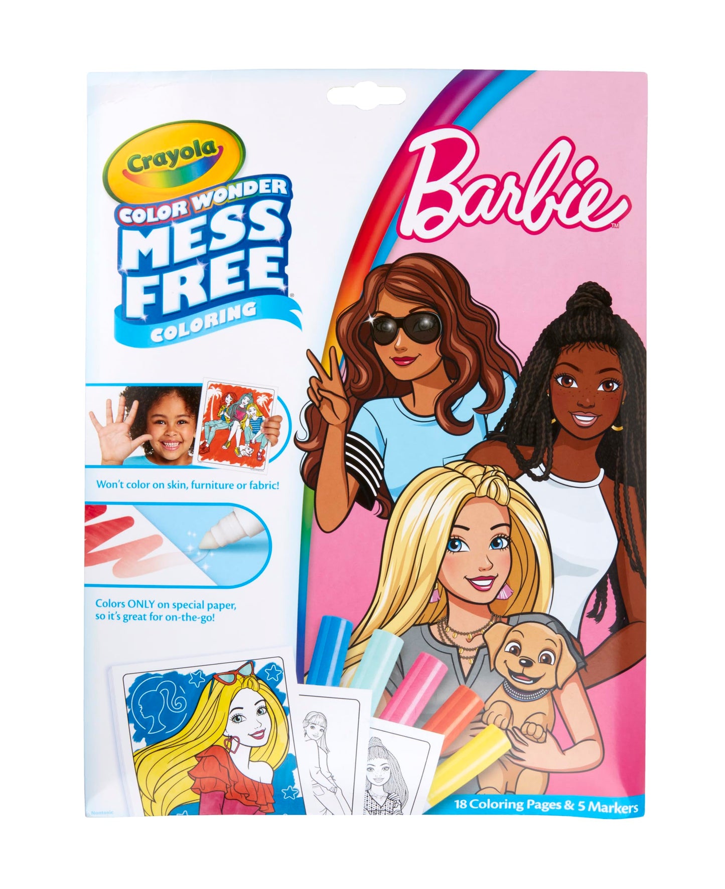 HotCrayola Color Wonder Mess Free Coloring Activity Set (30+ Pcs), Travel Art Kit, Gift for Kids & Toddlers, Ages 3+