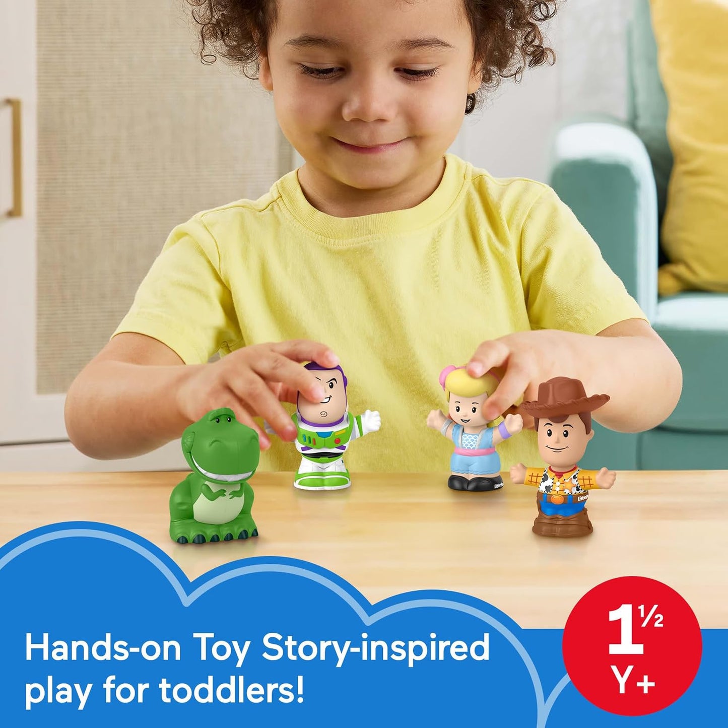HotFisher-Price Little People Disney Pixar Toy Story Figure Pack | 4 Movie Characters, Pretend Play, Toddlers & Preschool Kids Ages 18+ Months