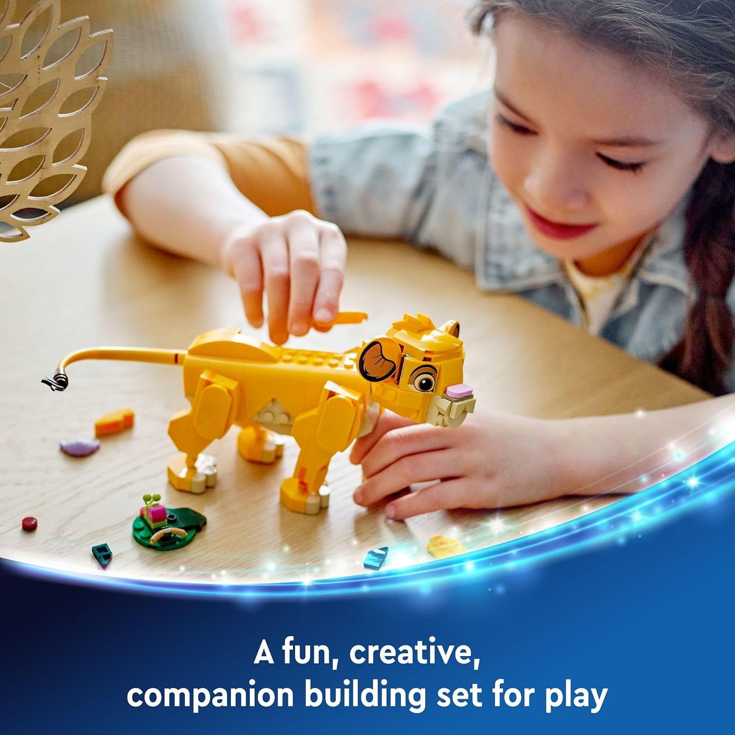 Hot LEGO Disney Simba The Lion King Cub Building Toy - Collectible Play & Display Set - 6 Year Old Girl & Boy Birthday Gift - Detailed Model of Disney Simba - 43243