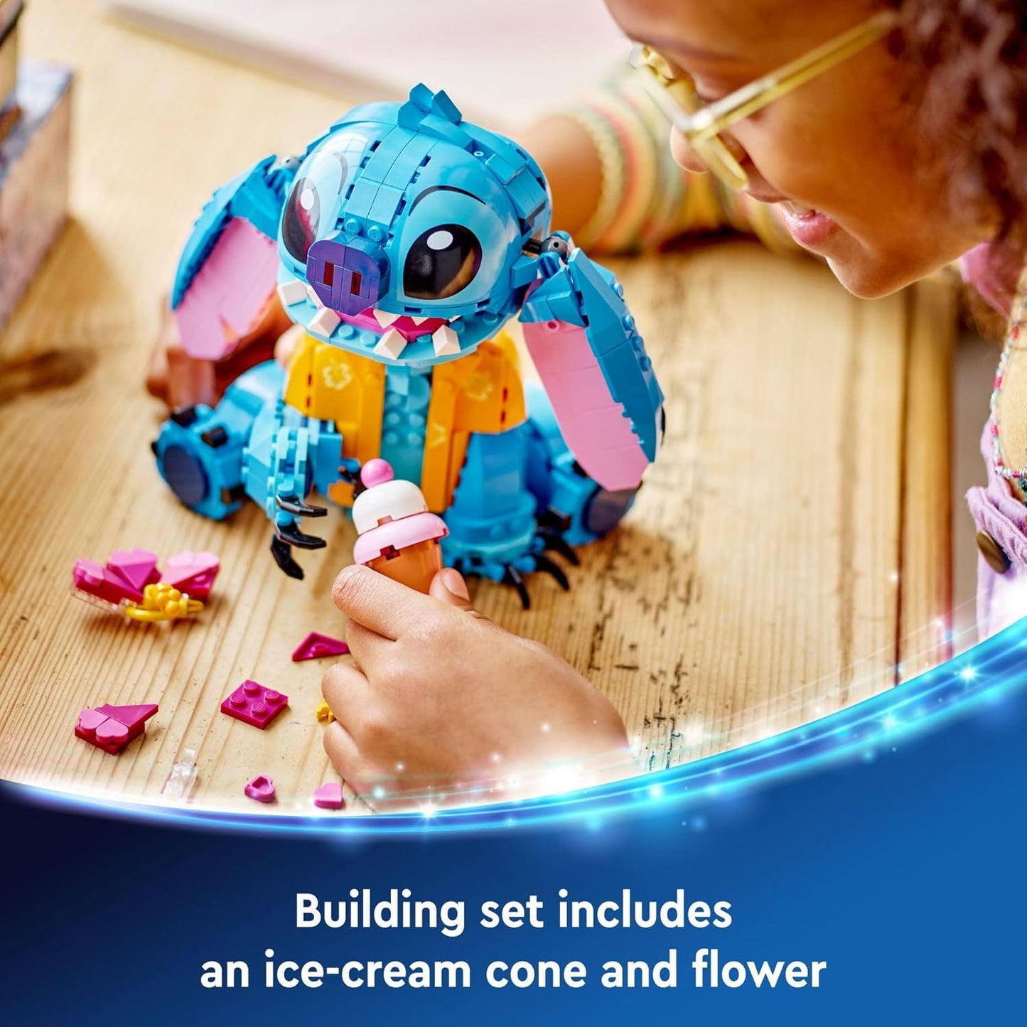 Hot LEGO Disney Stitch Toy Building Kit, Disney Toy for 9 Year Old Kids, Buildable Figure with Ice Cream Cone, Fun Gift for Girls, Boys and Lovers of The Hit Movie Lilo and Stitch, 43249