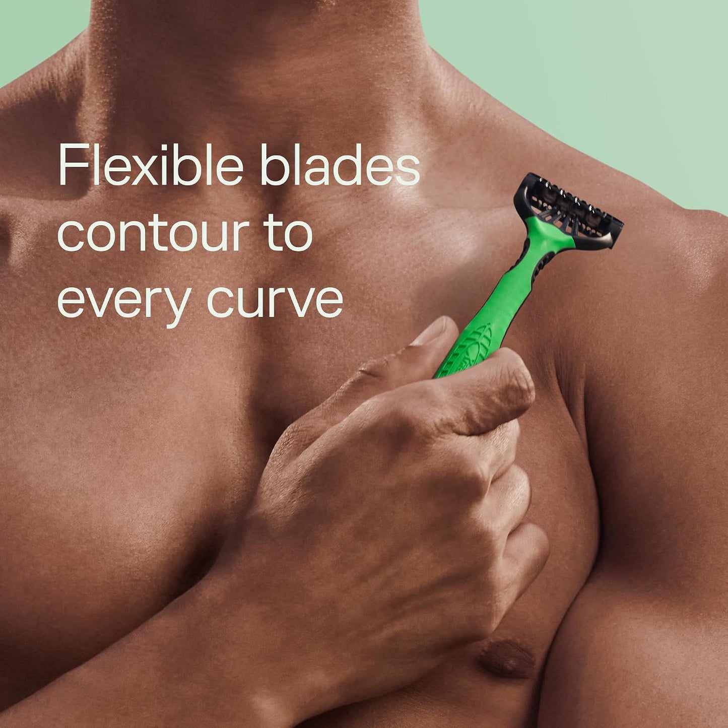 HotSchick Xtreme 3 Original Sensitive Disposable Razors for Men | Disposable Mens Razors for Shaving Sensitive Skin, 12ct