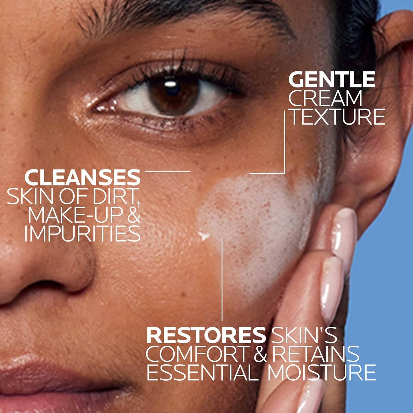 HotLa Roche-Posay Toleriane Hydrating Gentle Facial Cleanser, 13.52oz | Face cleanser with niacinamide & ceramides, safe for sensitive skin. Daily face wash for normal to dry skin, fragrance free.