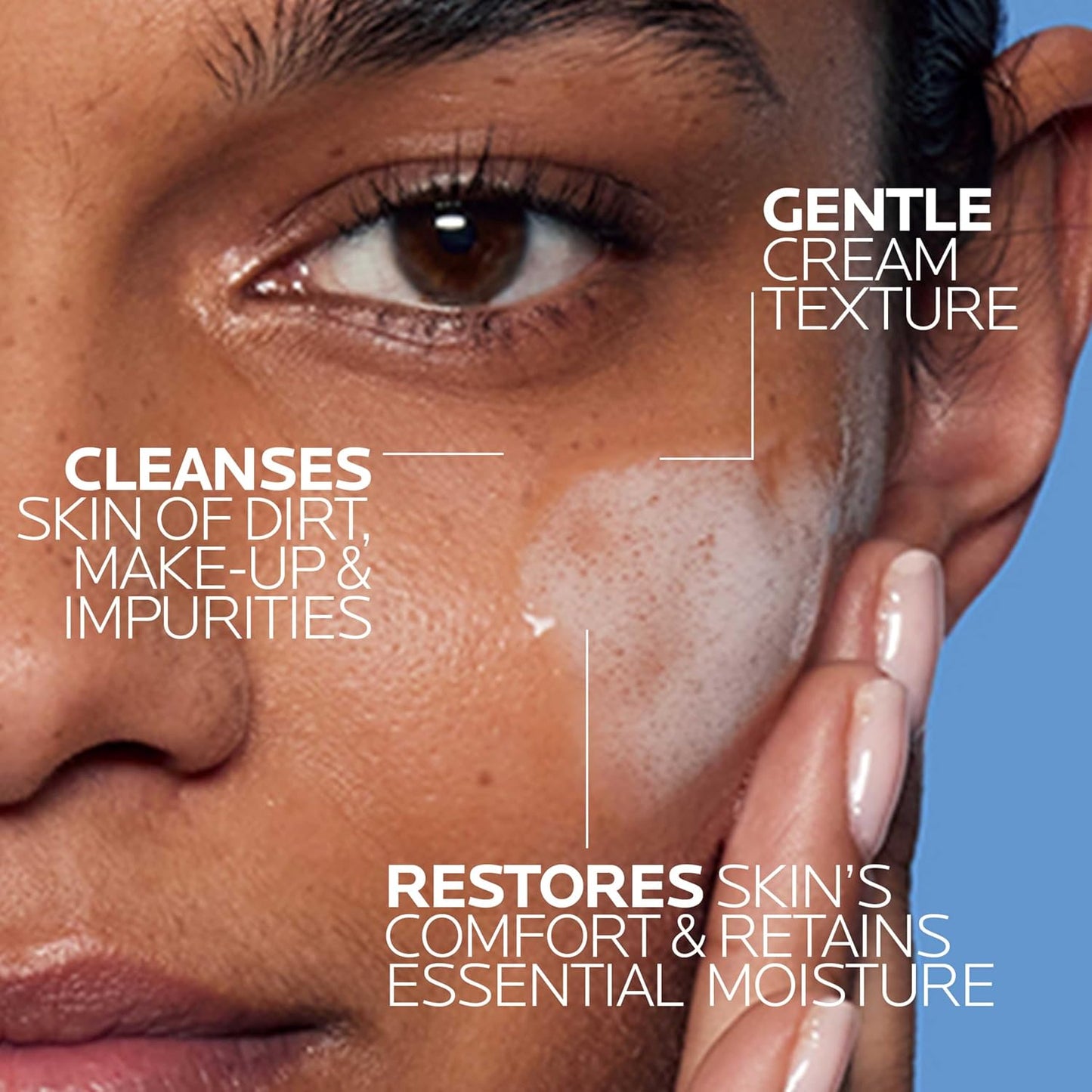 HotLa Roche-Posay Toleriane Hydrating Gentle Face Cleanser, Hydrating Facial Cleanser With Niacinamide + Ceramides, Daily Face Wash For Dry Skin To Normal Skin, Sensitive Skin Tested, Fragrance Free