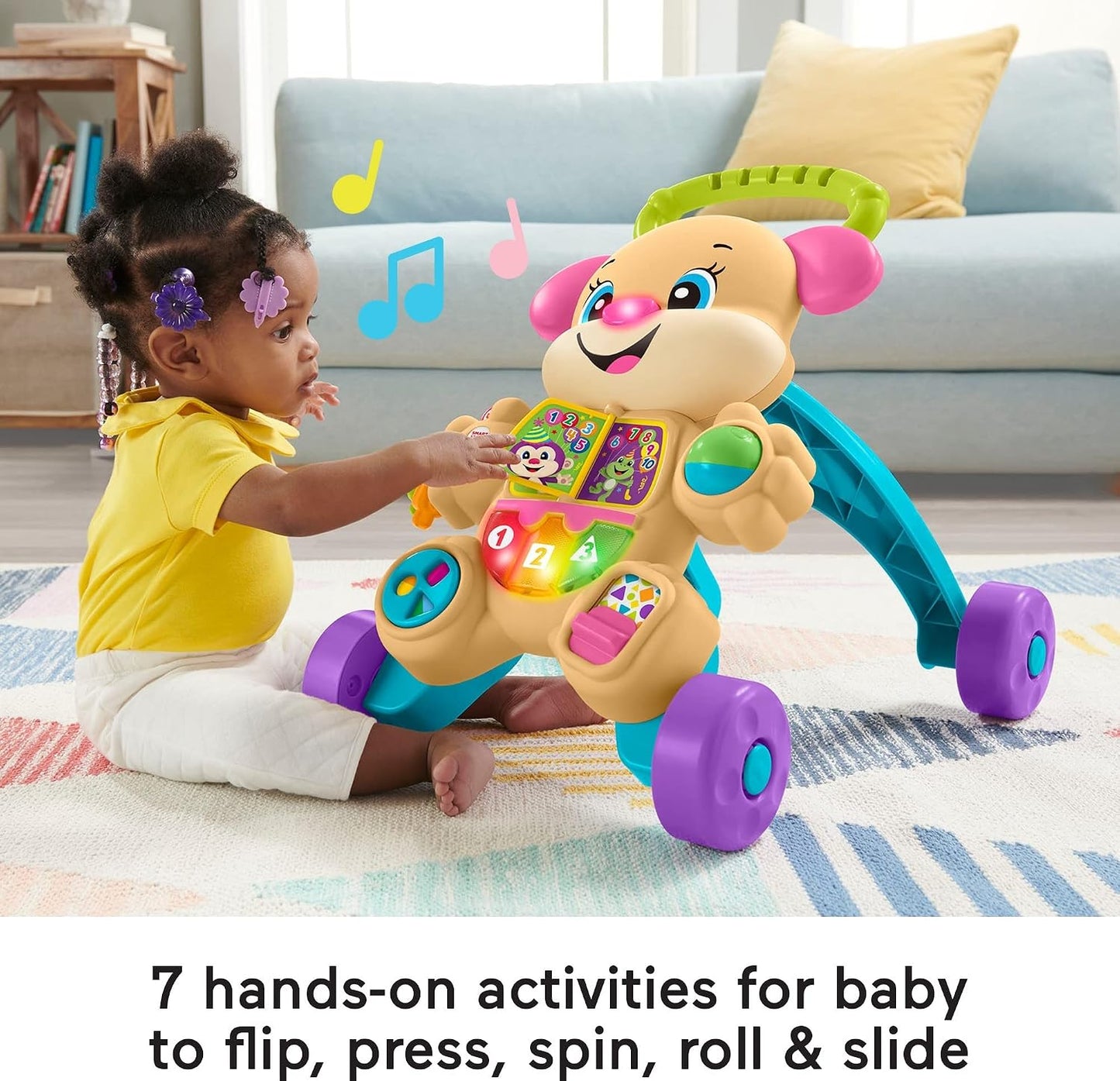Hot Fisher-Price Laugh & Learn Smart Stages Learn With Sis Walker, Pink