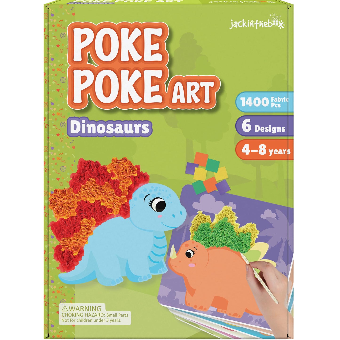 Hot jackinthebox Poke Poke Art – Magical Theme, Mess-Free Fabric Art and Craft, Flower Pressing Kits, Gift for Kids, Girl Gifts, DIY Activity Boy Gift, Best Gift for Girls and Boys Ages 4 5 6 7 8