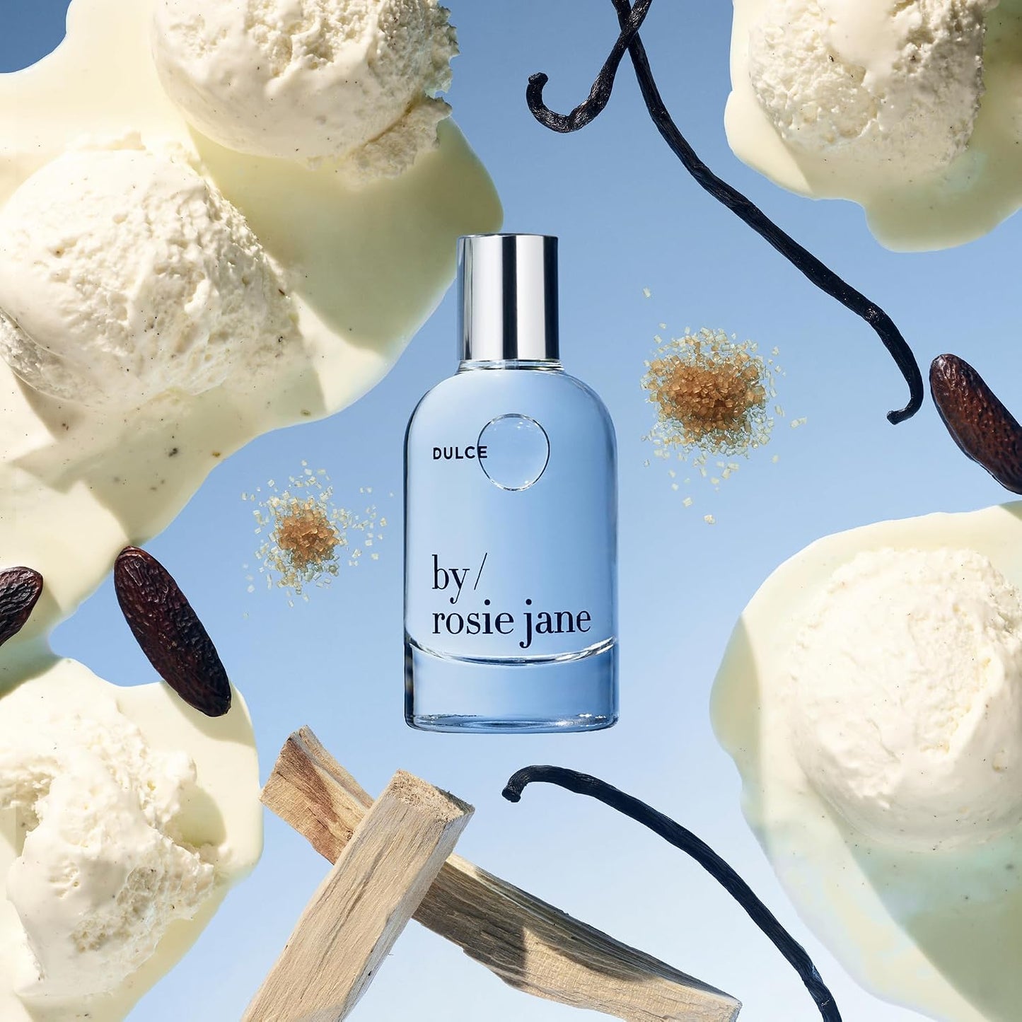 Hot By Rosie Jane Eau De Parfum Spray (Dulce) - Clean Perfume for Women - Non-Toxic Body Mist with Notes of Creamy Vanilla, Brown Sugar & Warm Hinoki Wood - Paraben, Sulfate & Phthalate Free (50ml)