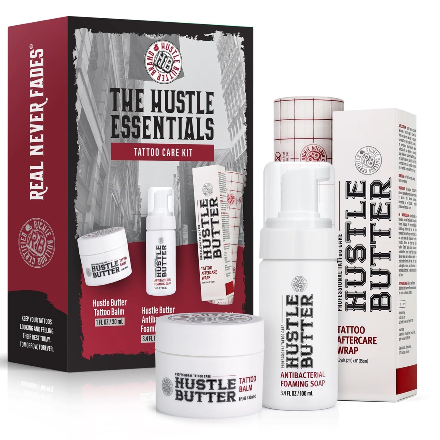 HotHustle Butter Deluxe – Tattoo Butter for Before, During, and After the Tattoo Process – Lubricates and Moisturizes – 100% Vegan Replacement for Petroleum-Based Products – 1 oz
