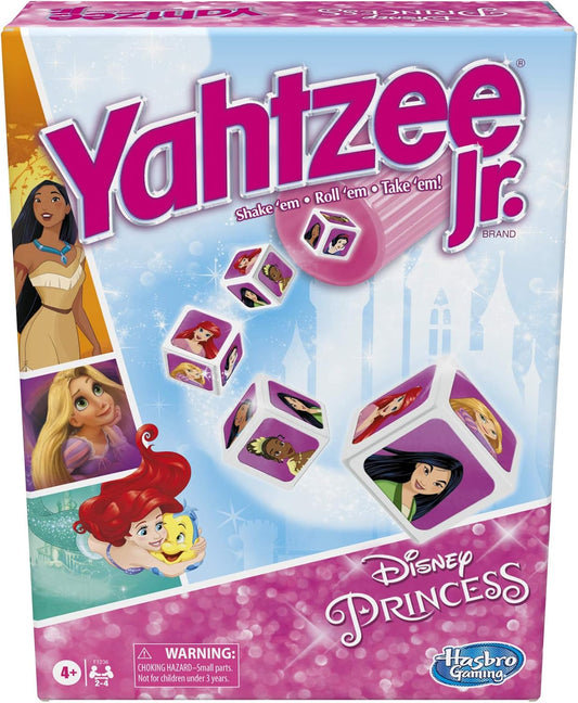 Hot Hasbro Gaming Yahtzee Jr.: Disney Princess Edition Board Game for Kids Ages 4 and Up, for 2-4 Players, Counting and Matching Game for Preschoolers (Amazon Exclusive)