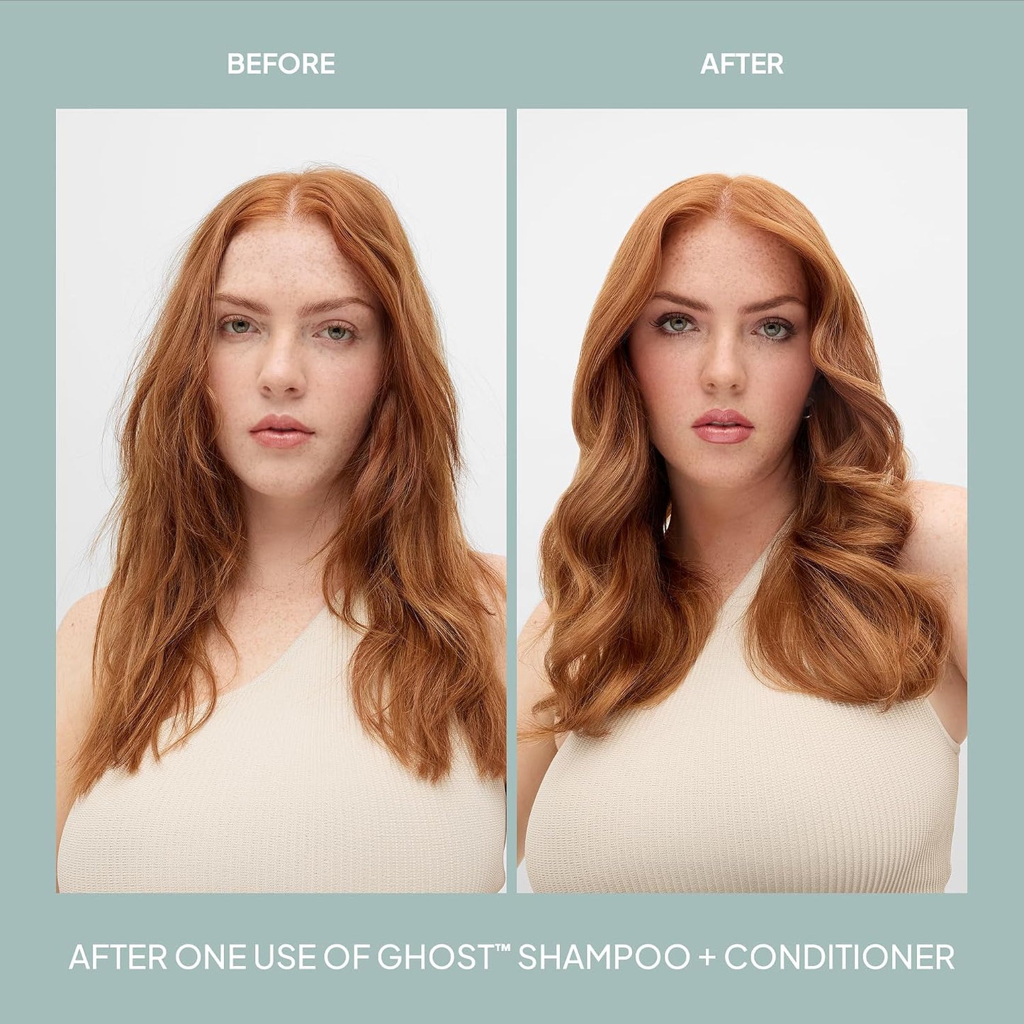 HotVERB Ghost Shampoo & Conditioner Duo Set - Infused with Moringa Oil - Cleanses + Moisturizes Fine and Weighed Down Hair - Vegan, No Parabens or Harmful Sulfate