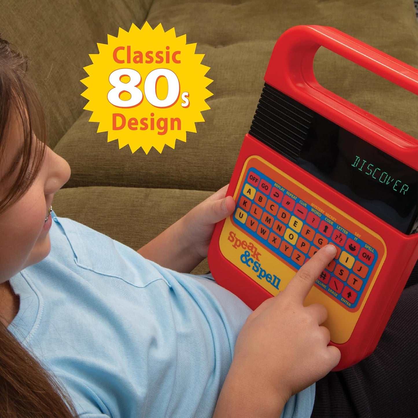 HotSpeak & Spell Educational Learning Toy, Spelling Games, 80s Retro Handheld | Educational Learning Toy, Spelling Games, 80s Retro Handheld, Autism Toys