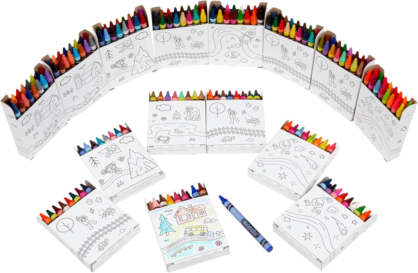 HotCrayola Crayon Tub (240ct), Bulk Crayons for Kids, Spring Craft Supplies, Classroom Coloring Gifts for Kids & Toddlers, Ages 3+ [Amazon Exclusive]