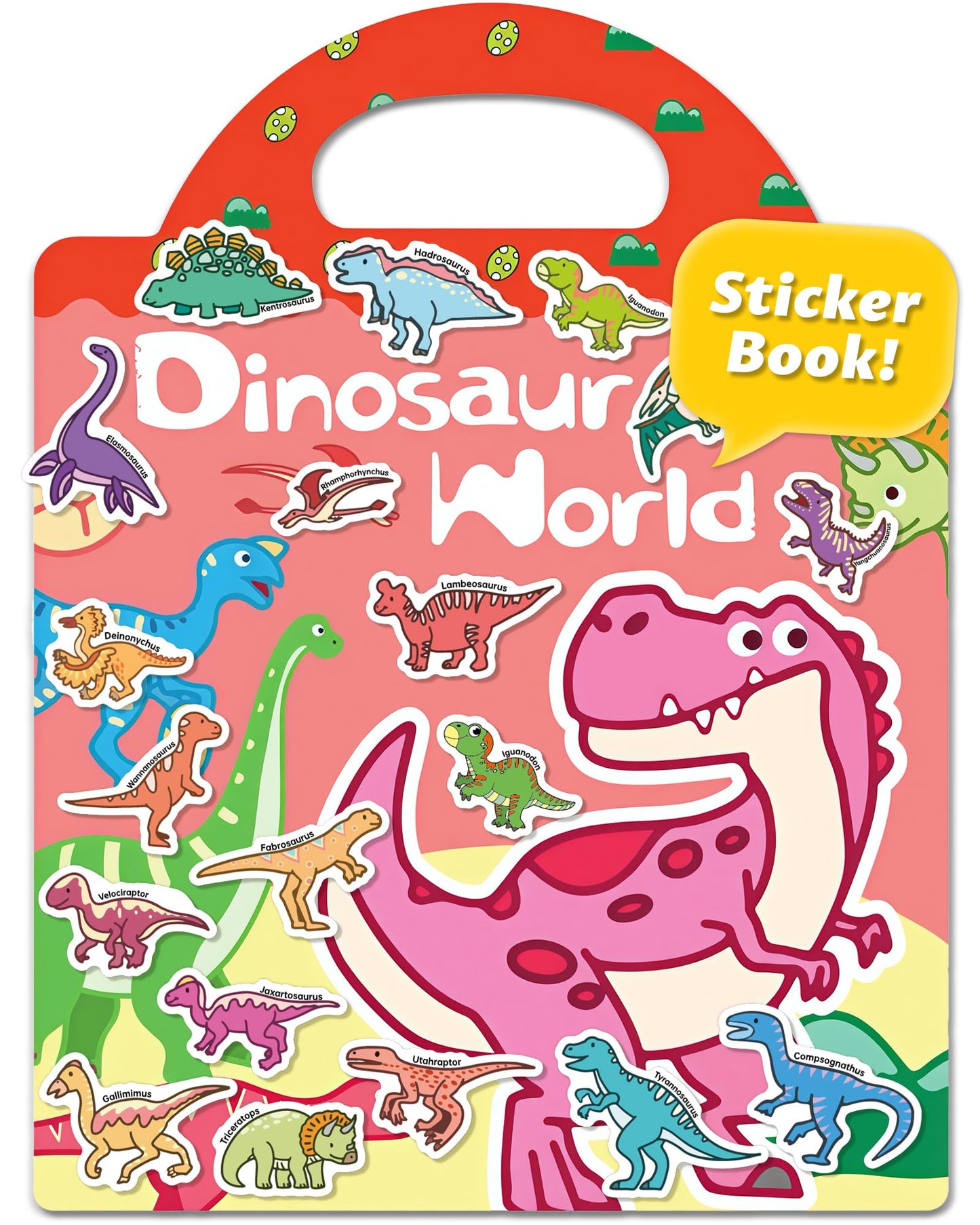 HotWalenced Reusable Sticker Book for Toddlers, Travel Stickers for Kids, Toddler Craft Activities Toys, Birthday Gifts for Boys & Girls