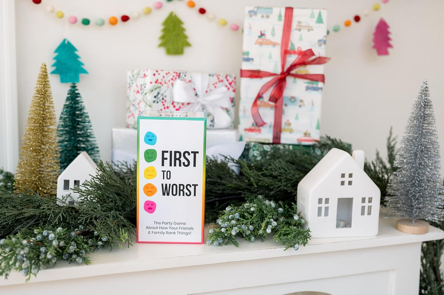 HotFIRST TO WORST Party Game – The Card Game About How Your Friends and Family Rank Things | Funny Ranking & Guessing Board Game for Friends & Family, Game Nights, Parties & Fun Gift Ideas