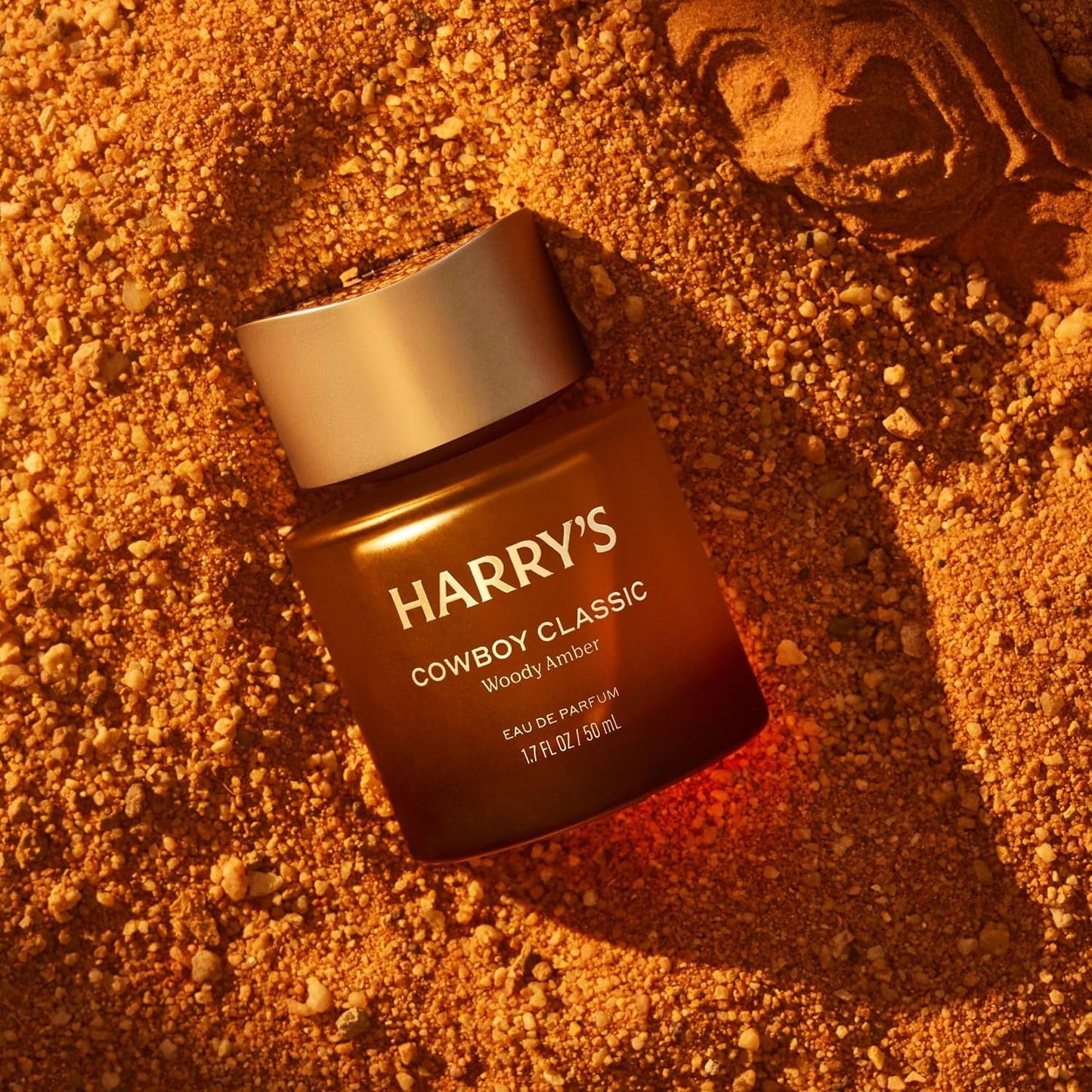 Hot Harry's Cowboy Classic Men's Cologne - Woody Amber Scent - 1.7 fl oz - Notes of Bergamot, Cedarwood & Musk - Long-Lasting Eau de Parfum Men's Fragrance