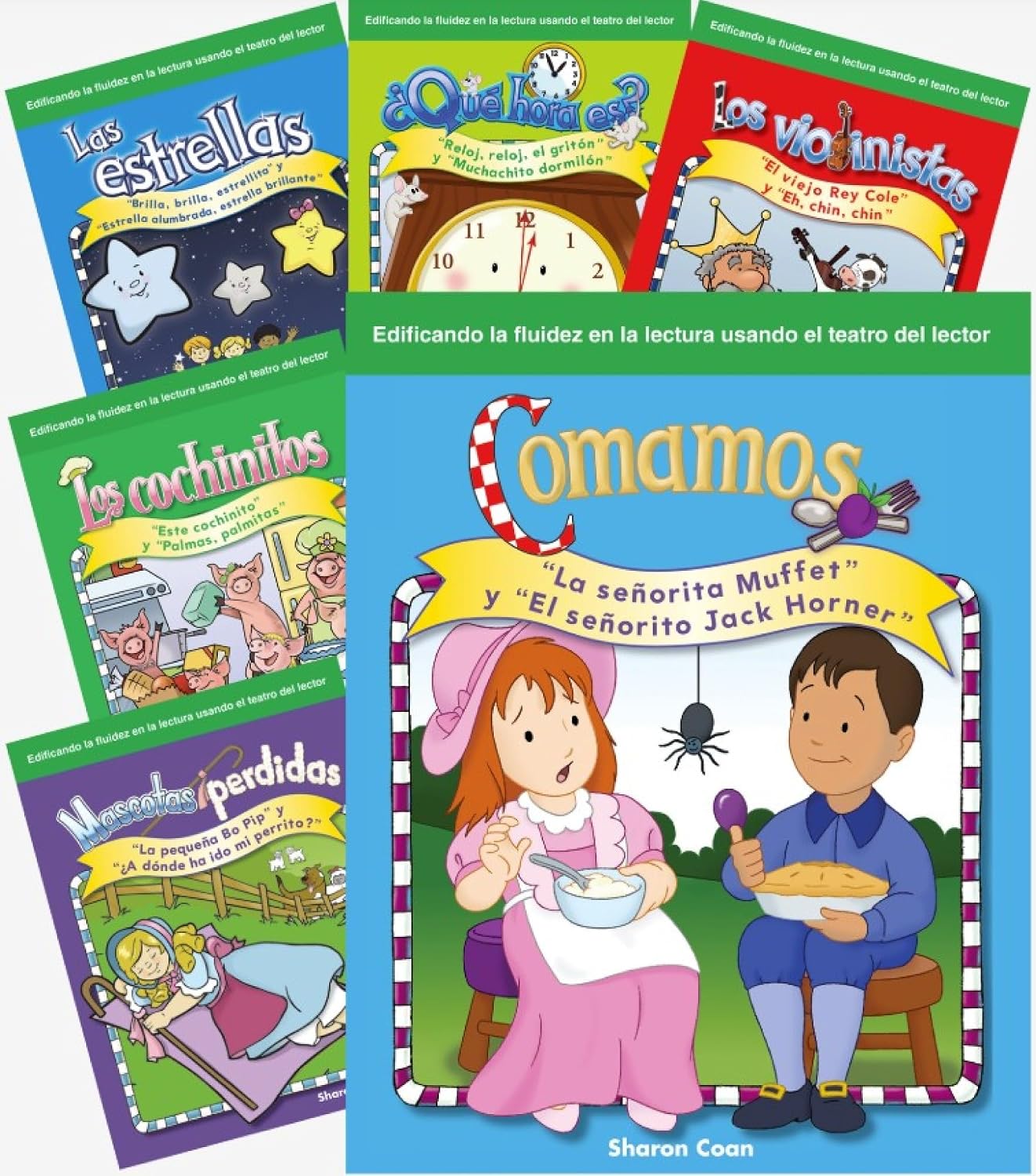 Hot Children's Rhymes 6-Book Spanish Set
